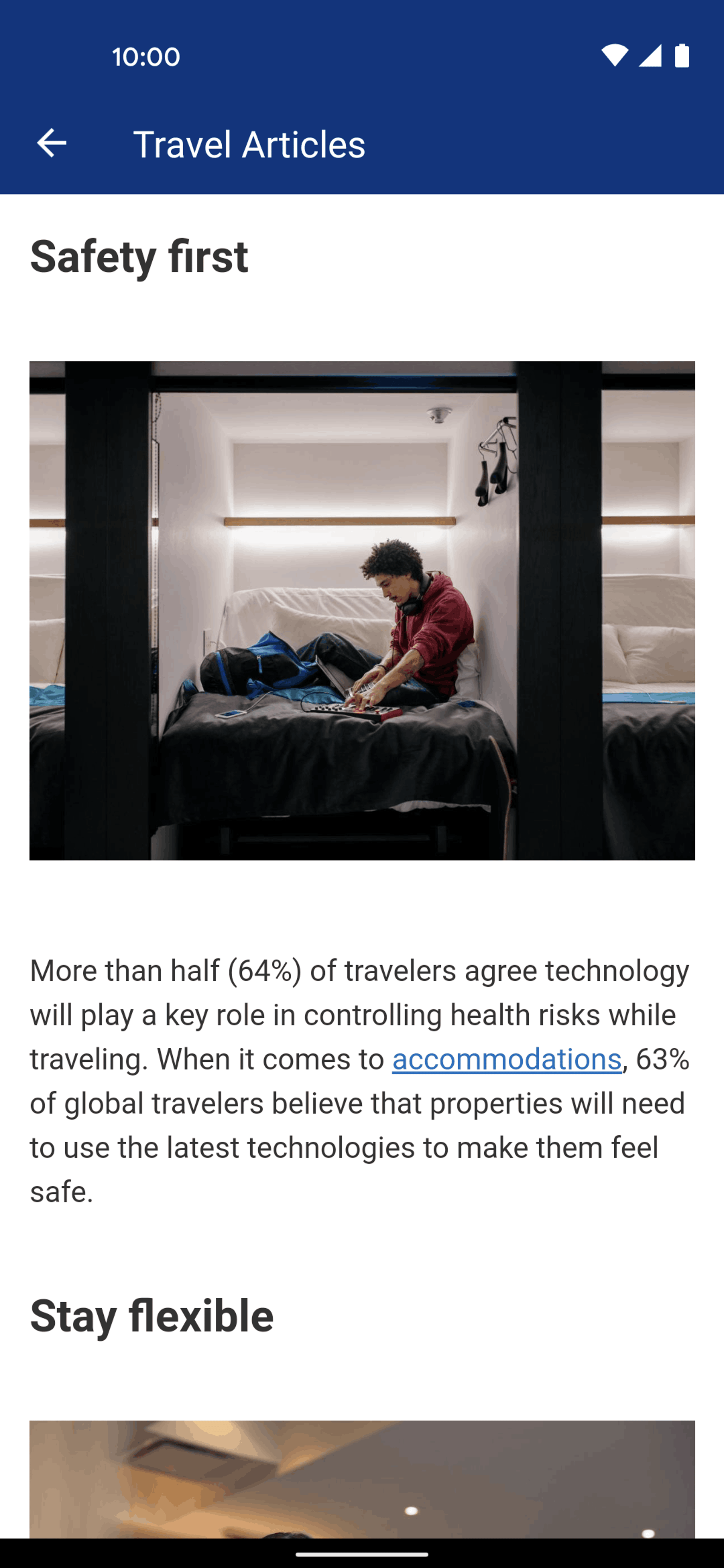 Booking.com Android Travel & Transportation interface screenshot 22