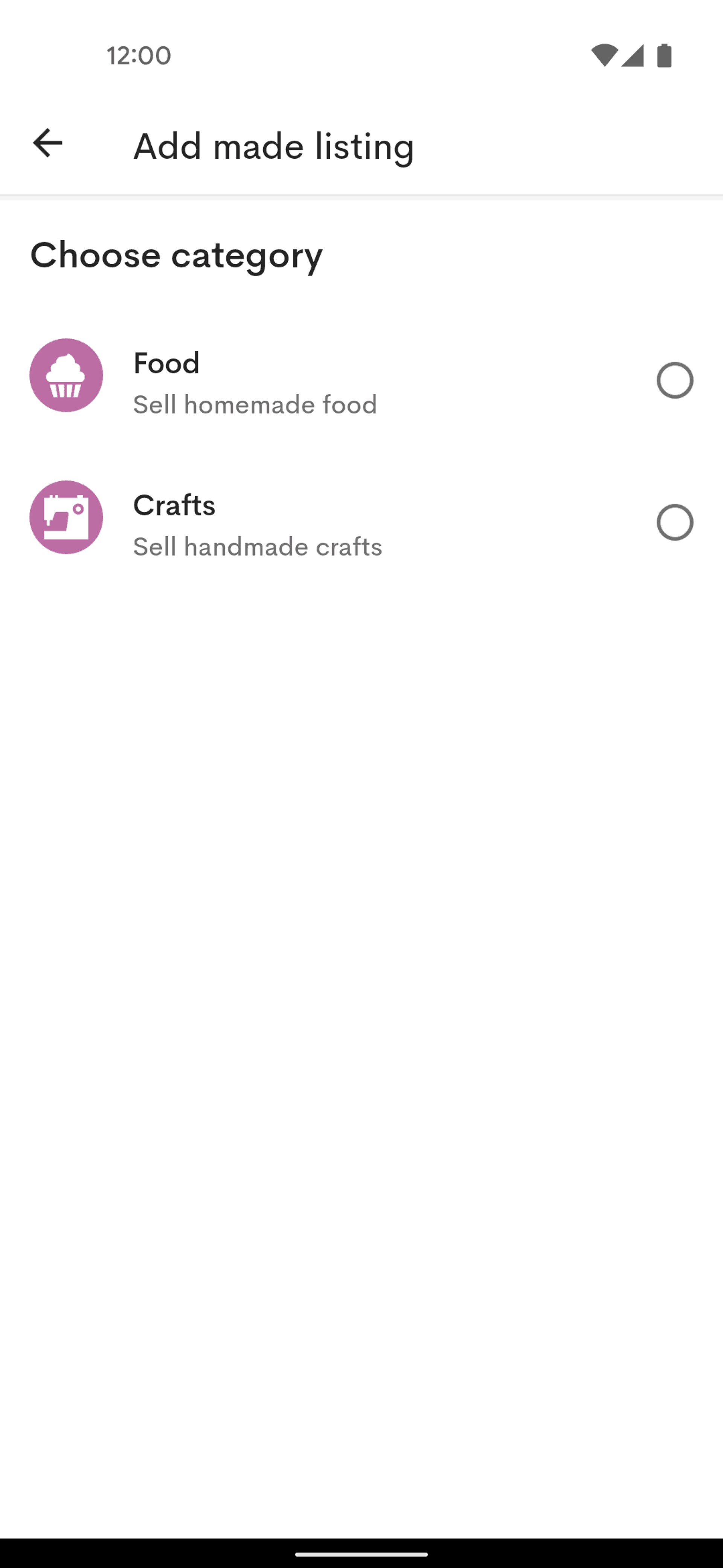 OLIO Android Food & Drink interface screenshot 7