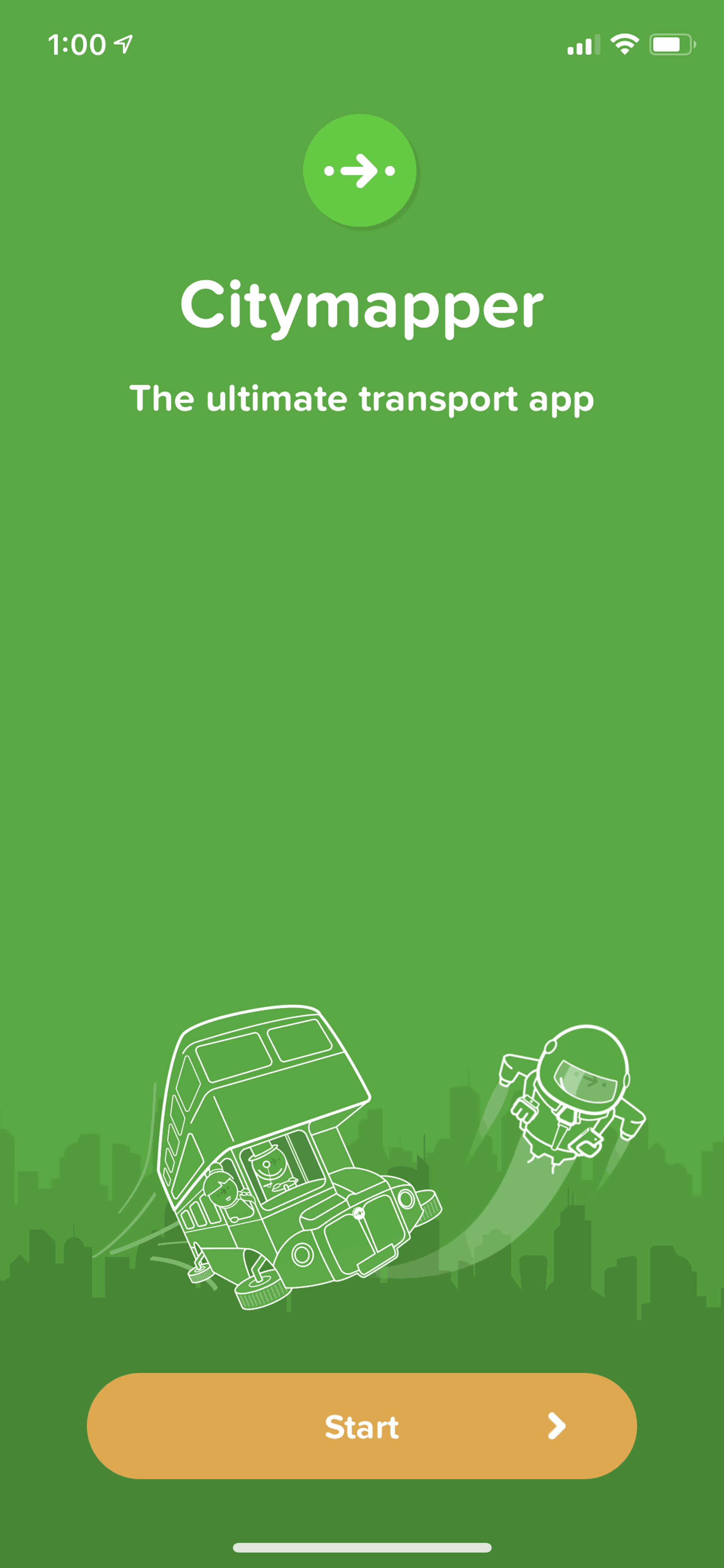 Citymapper iOS Maps & Navigation interface screenshot 2