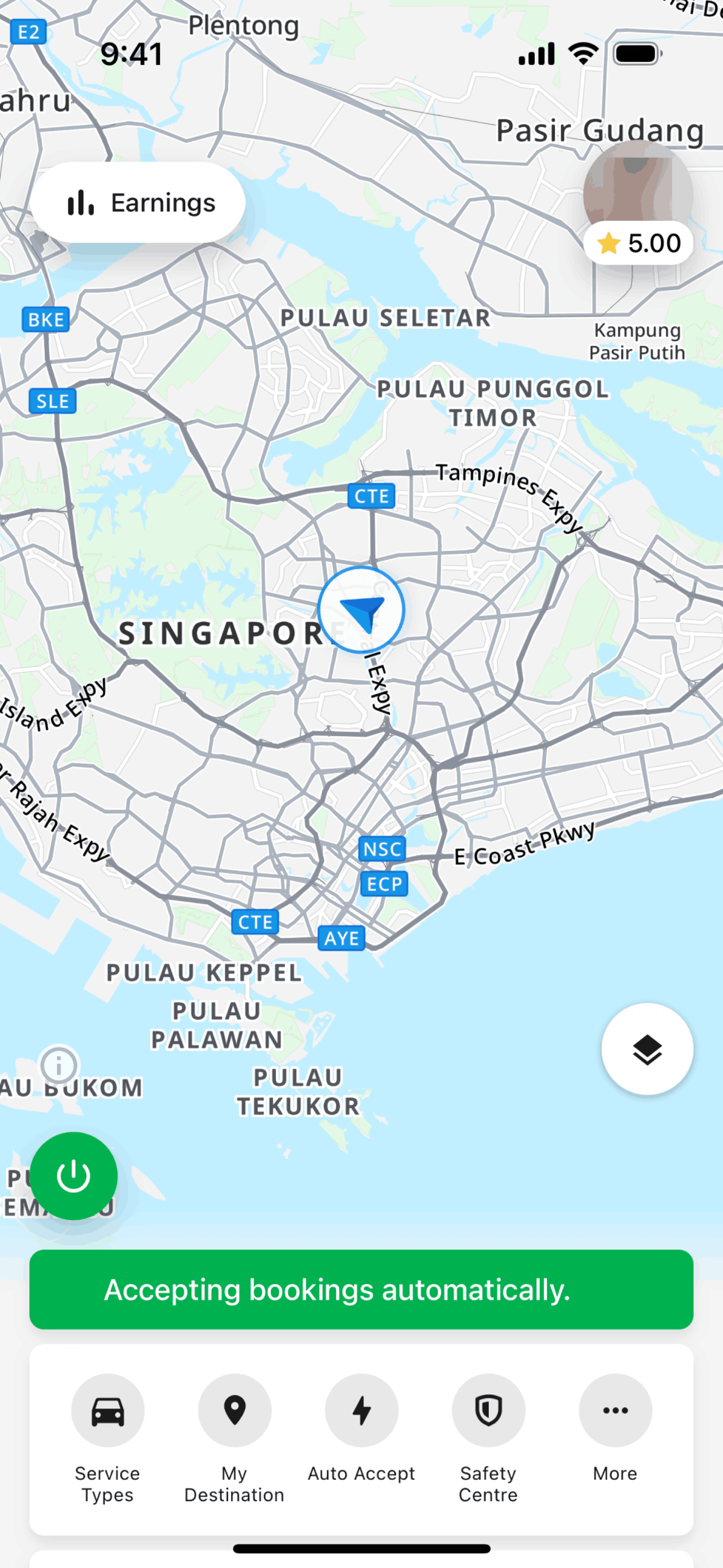 Grab Driver iOS Travel & Transportation interface screenshot 6