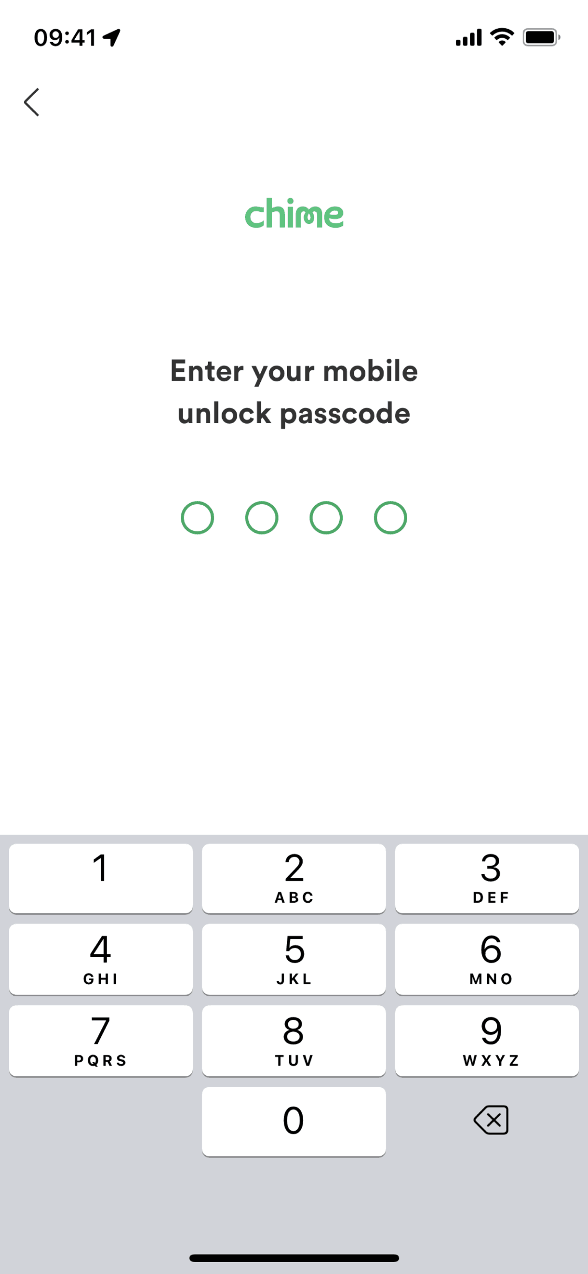 Chime iOS Finance interface screenshot 18