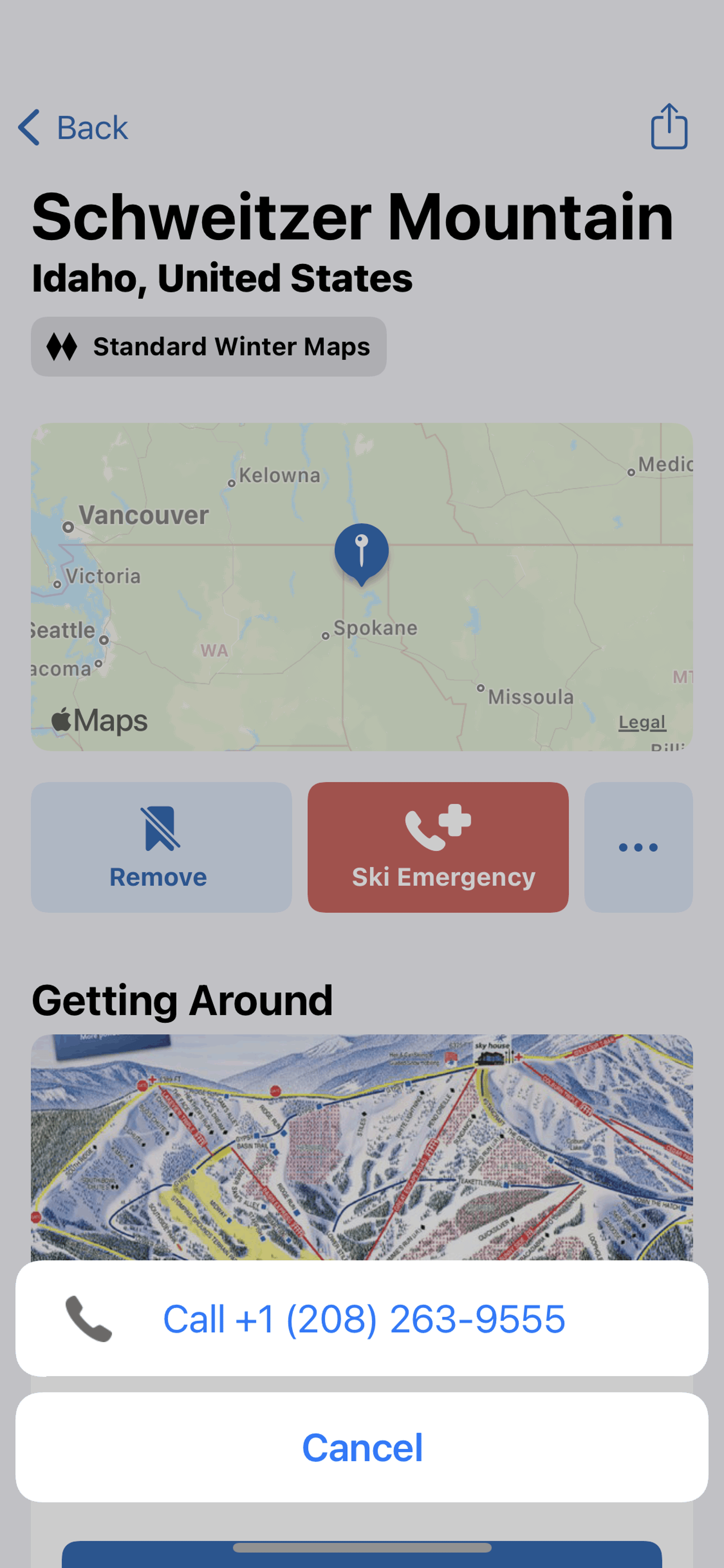 Slopes iOS Sports interface screenshot 15
