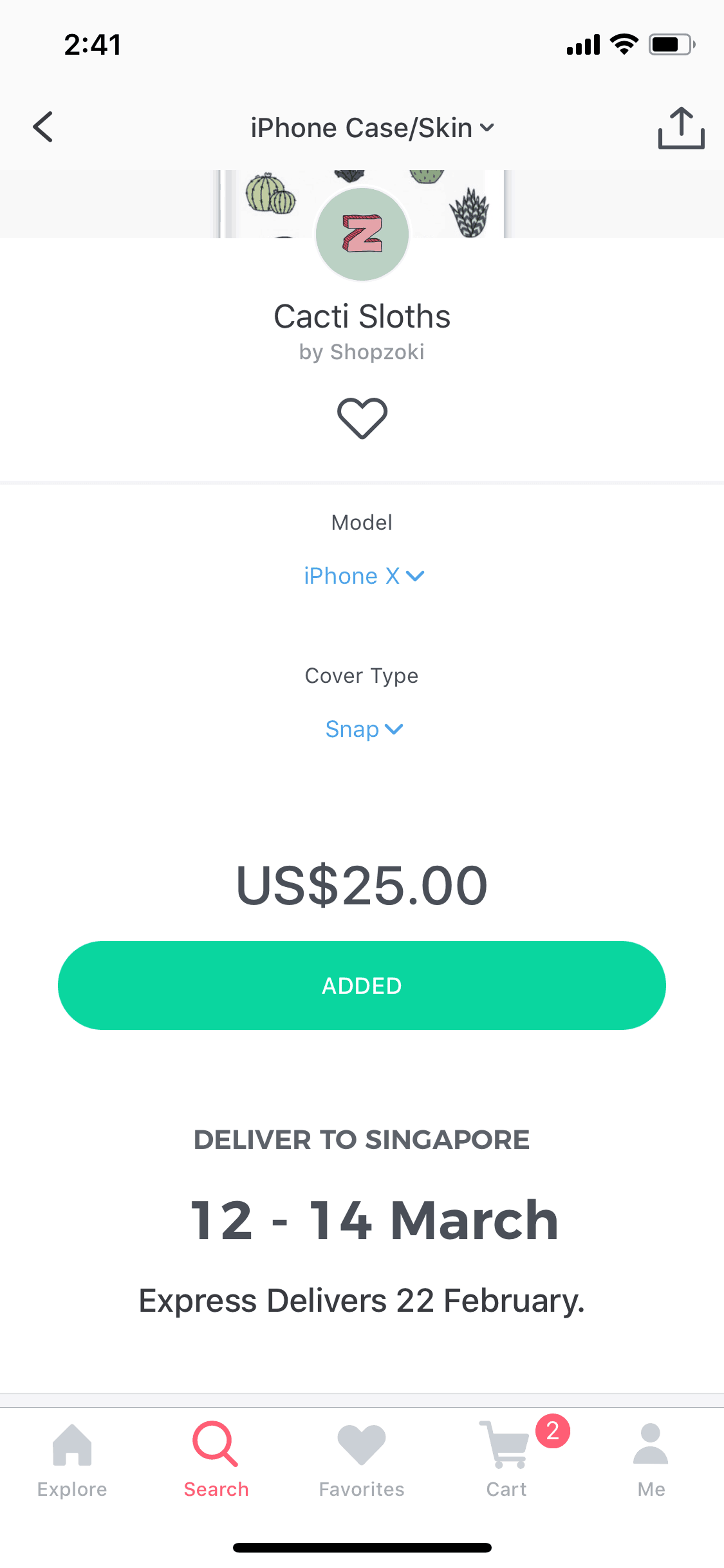 Redbubble iOS Shopping interface screenshot 17