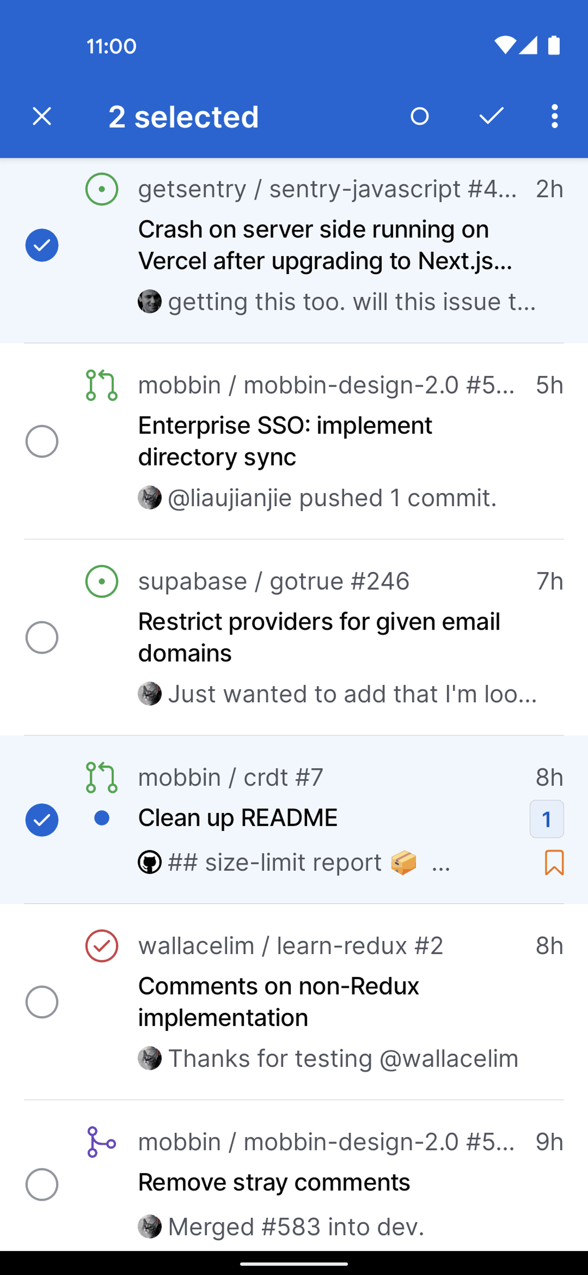 GitHub Android Developer Tools interface screenshot 13