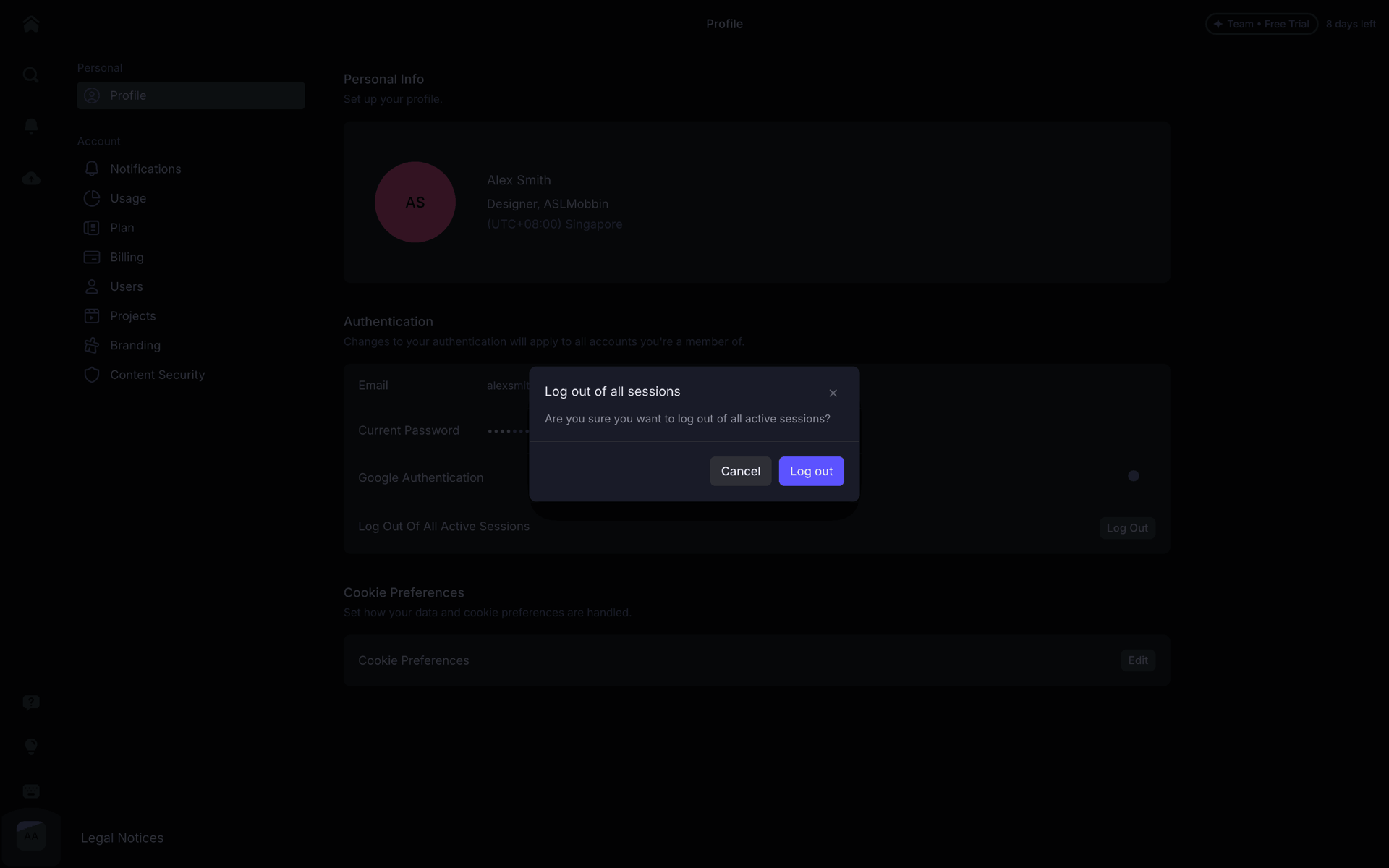 Frame.io Web Photo & Video interface screenshot 24