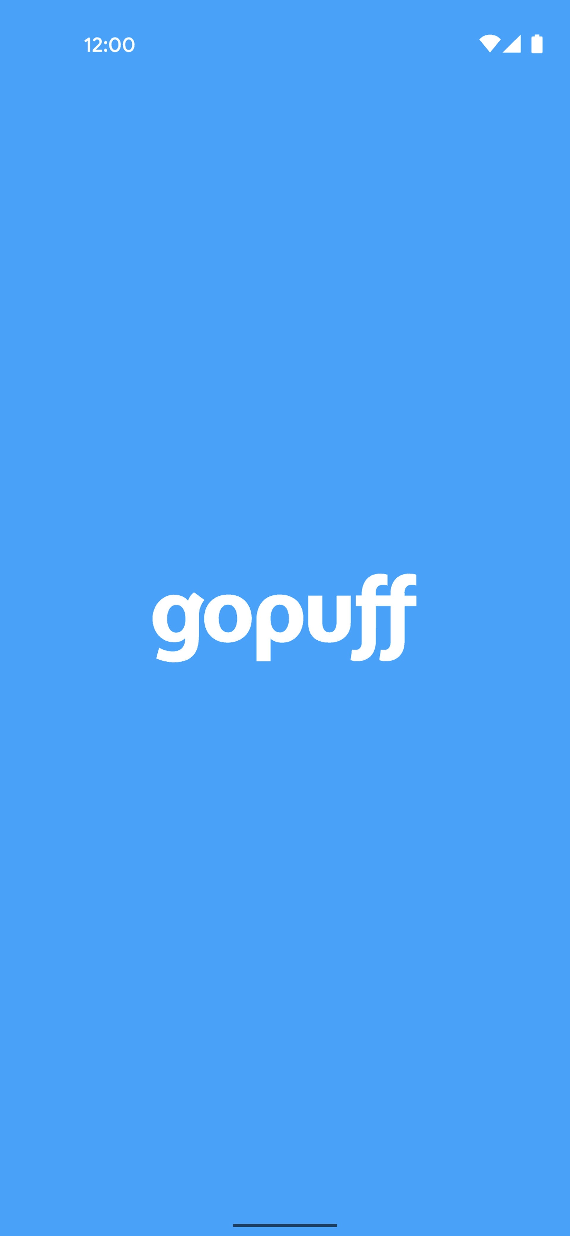 Gopuff Android Food & Drink interface screenshot 1