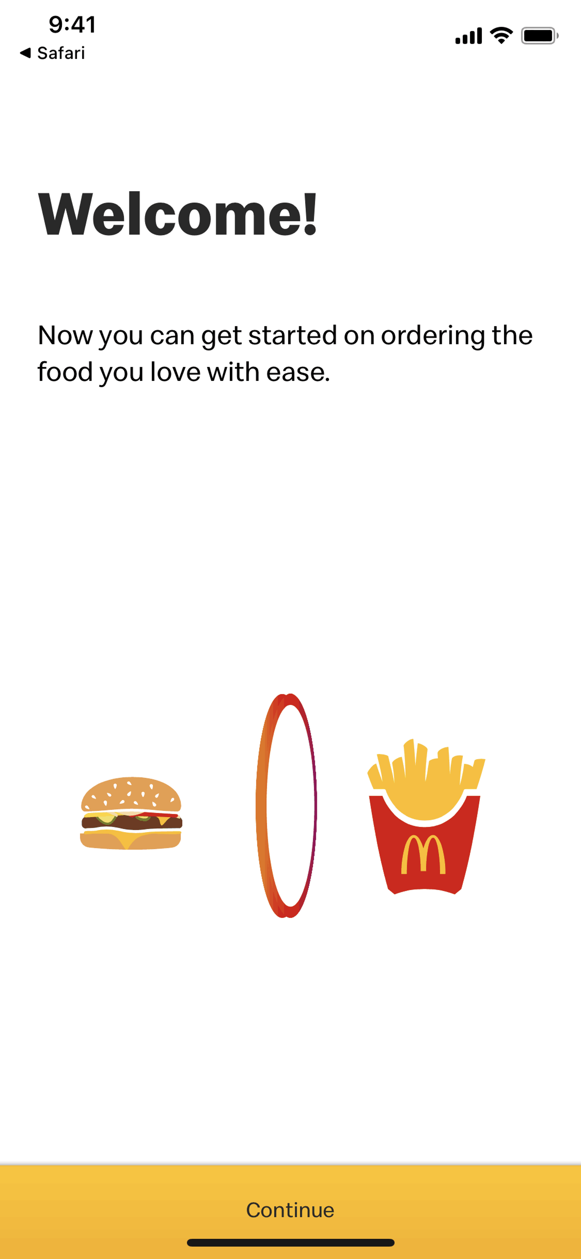 McDonald's iOS Food & Drink interface screenshot 13