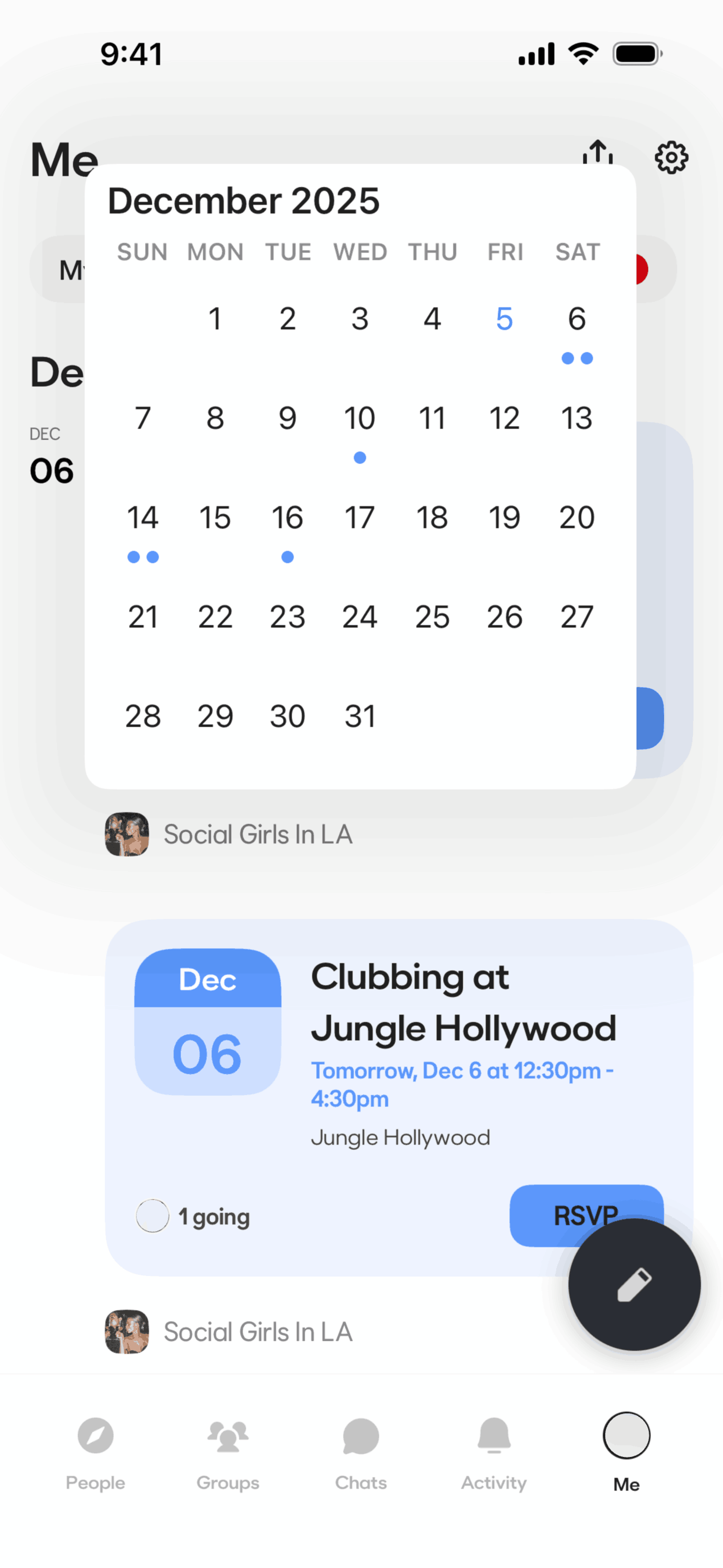 BFF iOS Social Networking interface screenshot 23