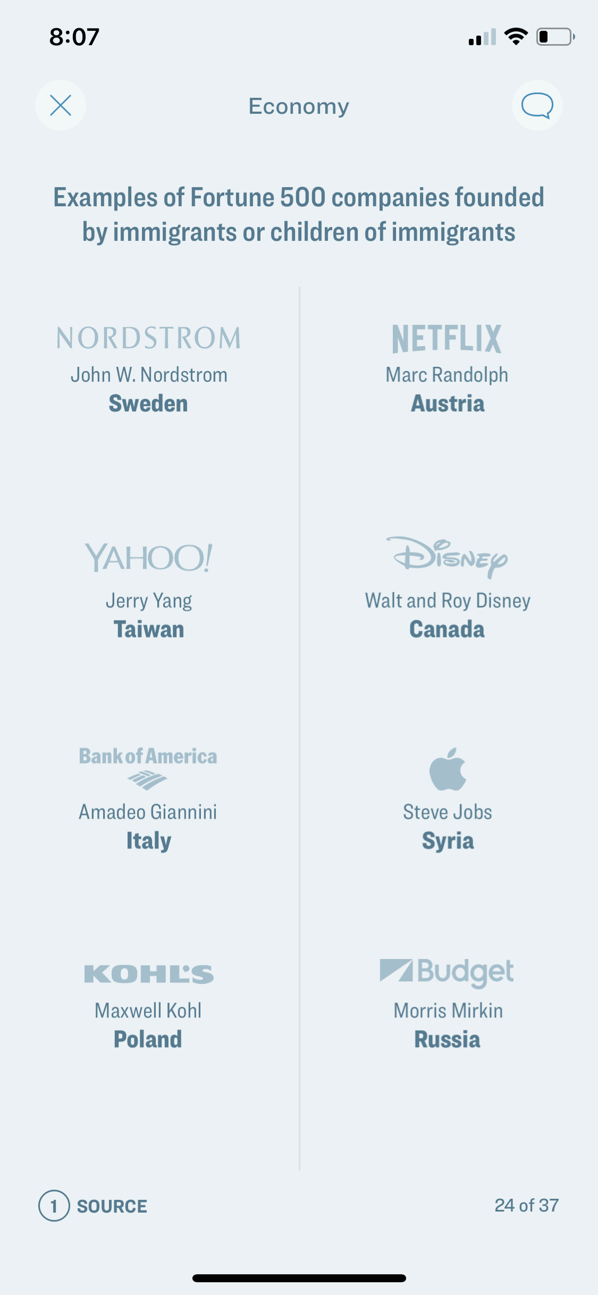 Sift iOS News interface screenshot 24