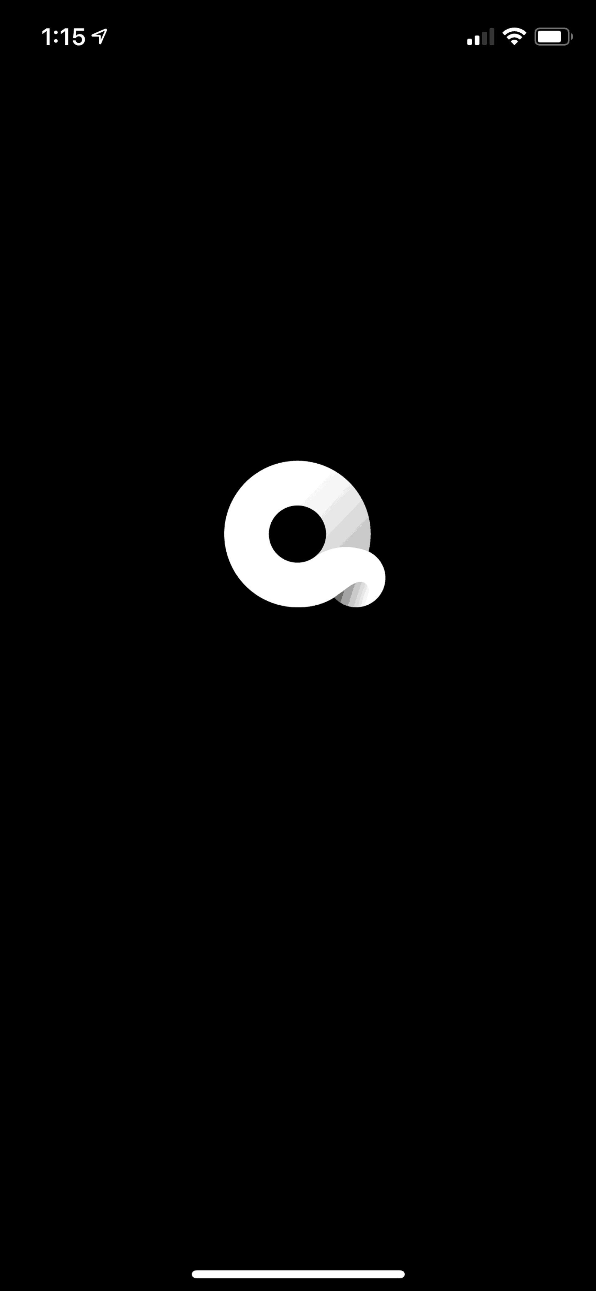 Quibi iOS Entertainment interface screenshot 1