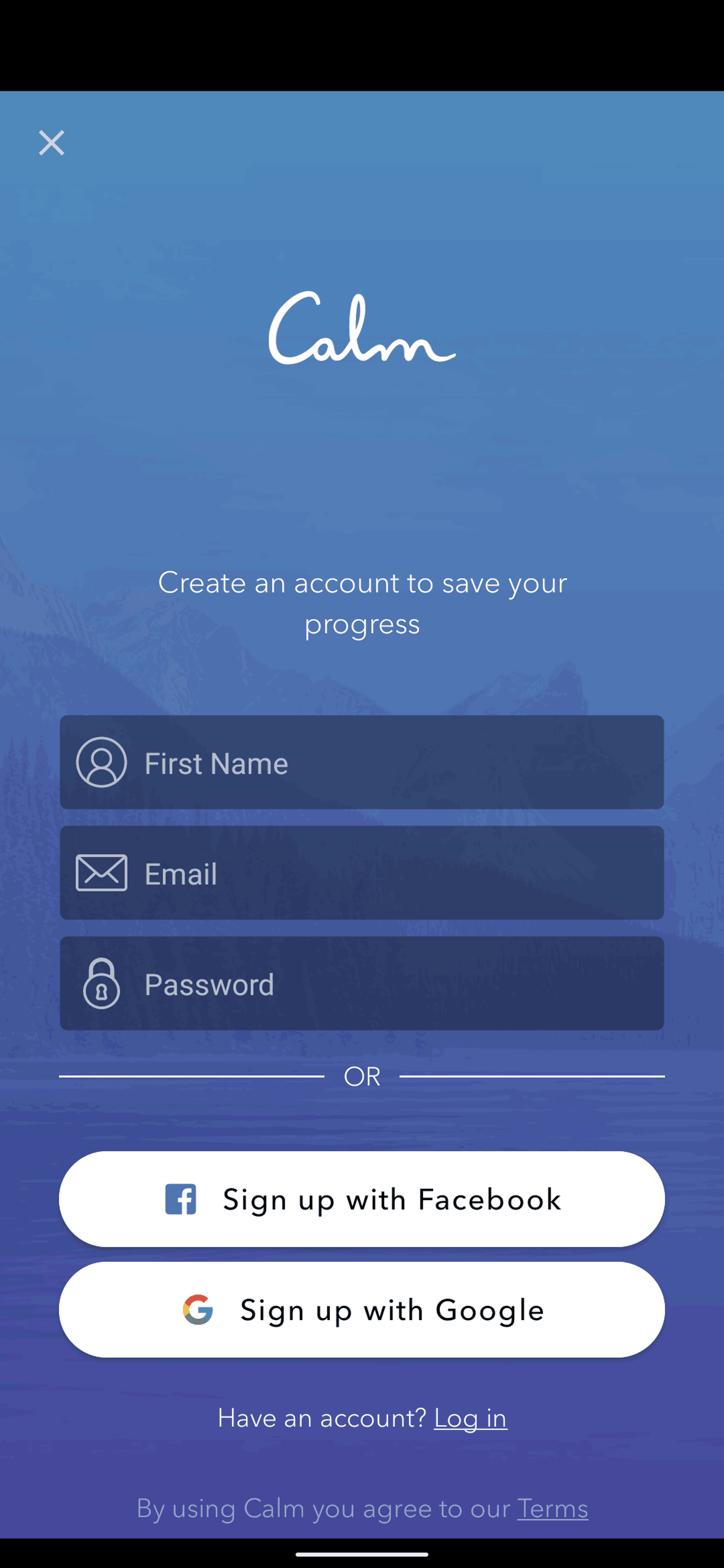 Calm Android Health & Fitness interface screenshot 6