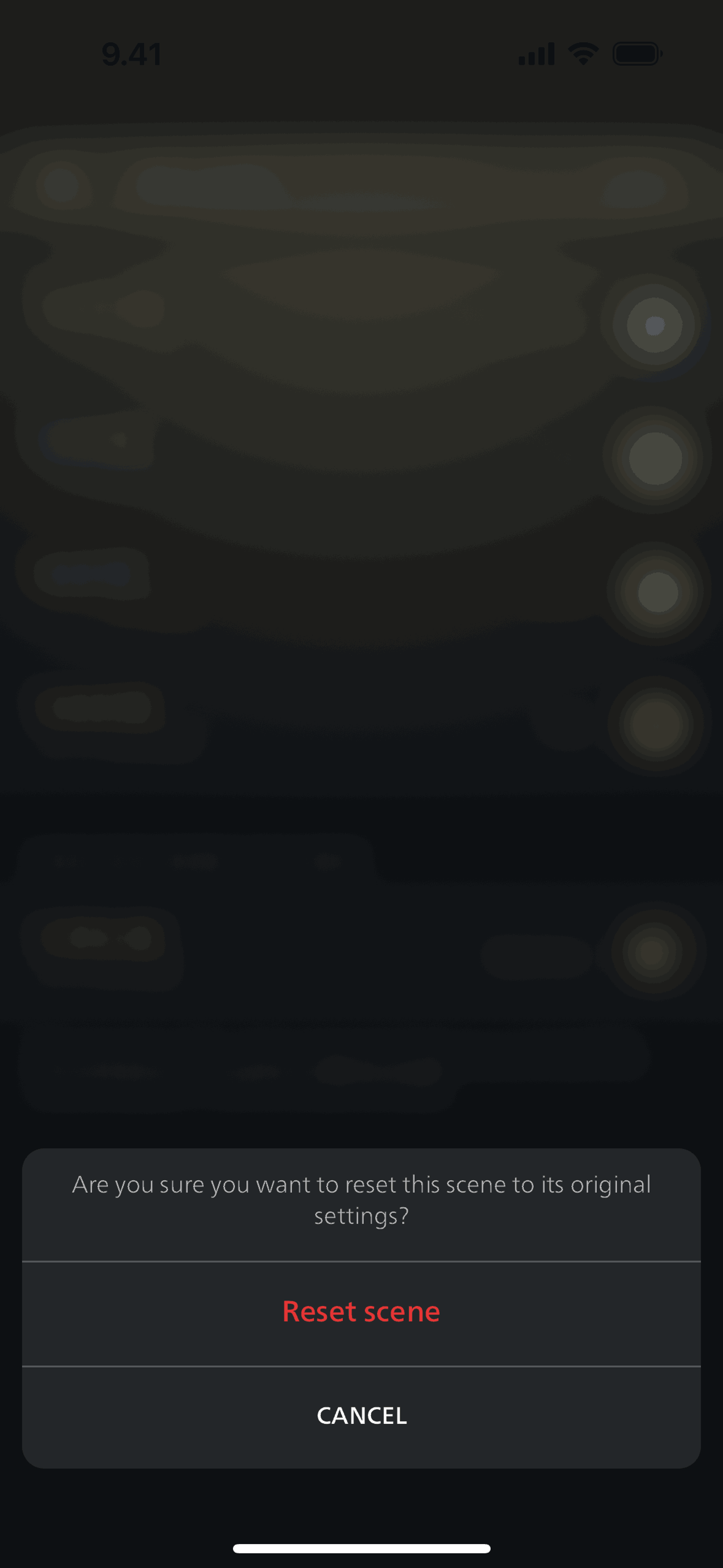 Philips Hue iOS Lifestyle interface screenshot 8