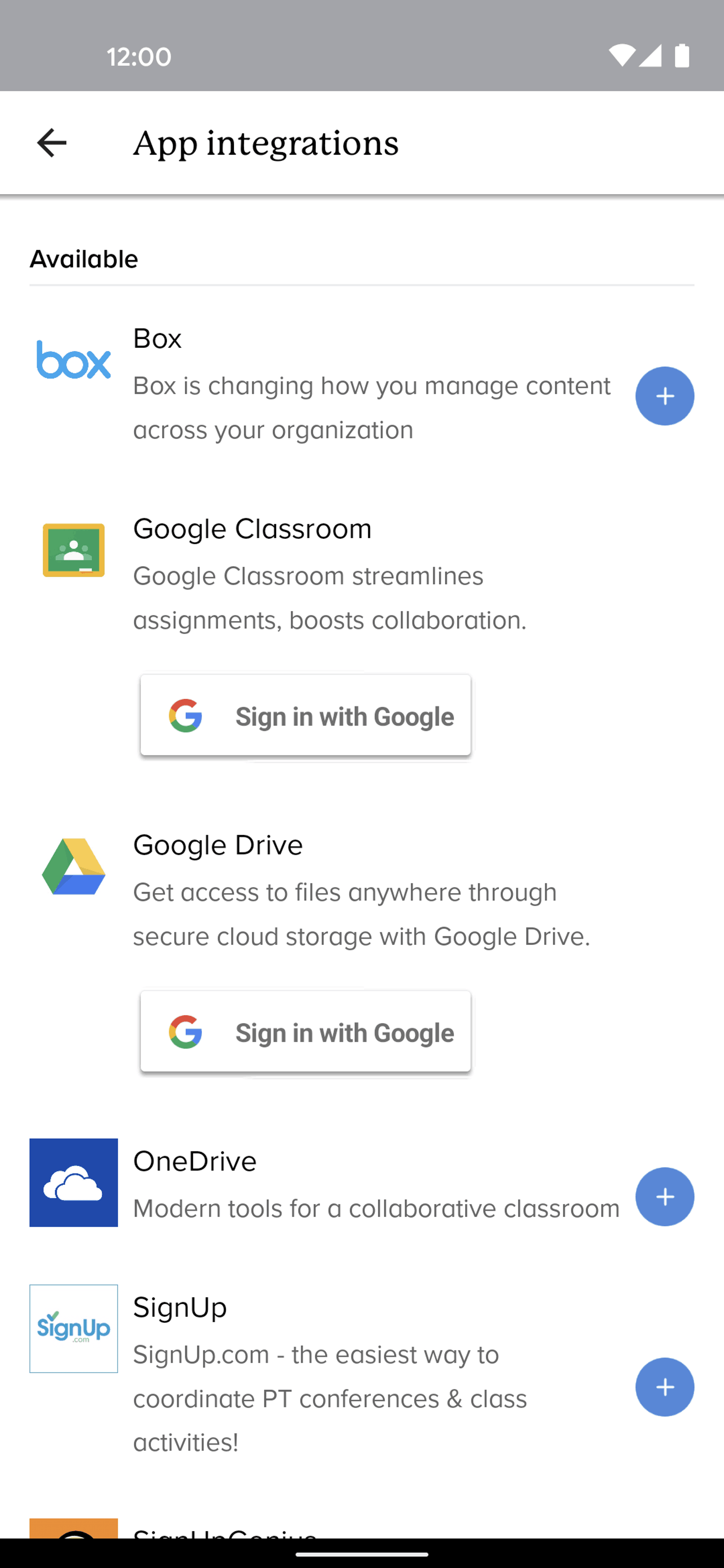 Remind Android Education interface screenshot 8