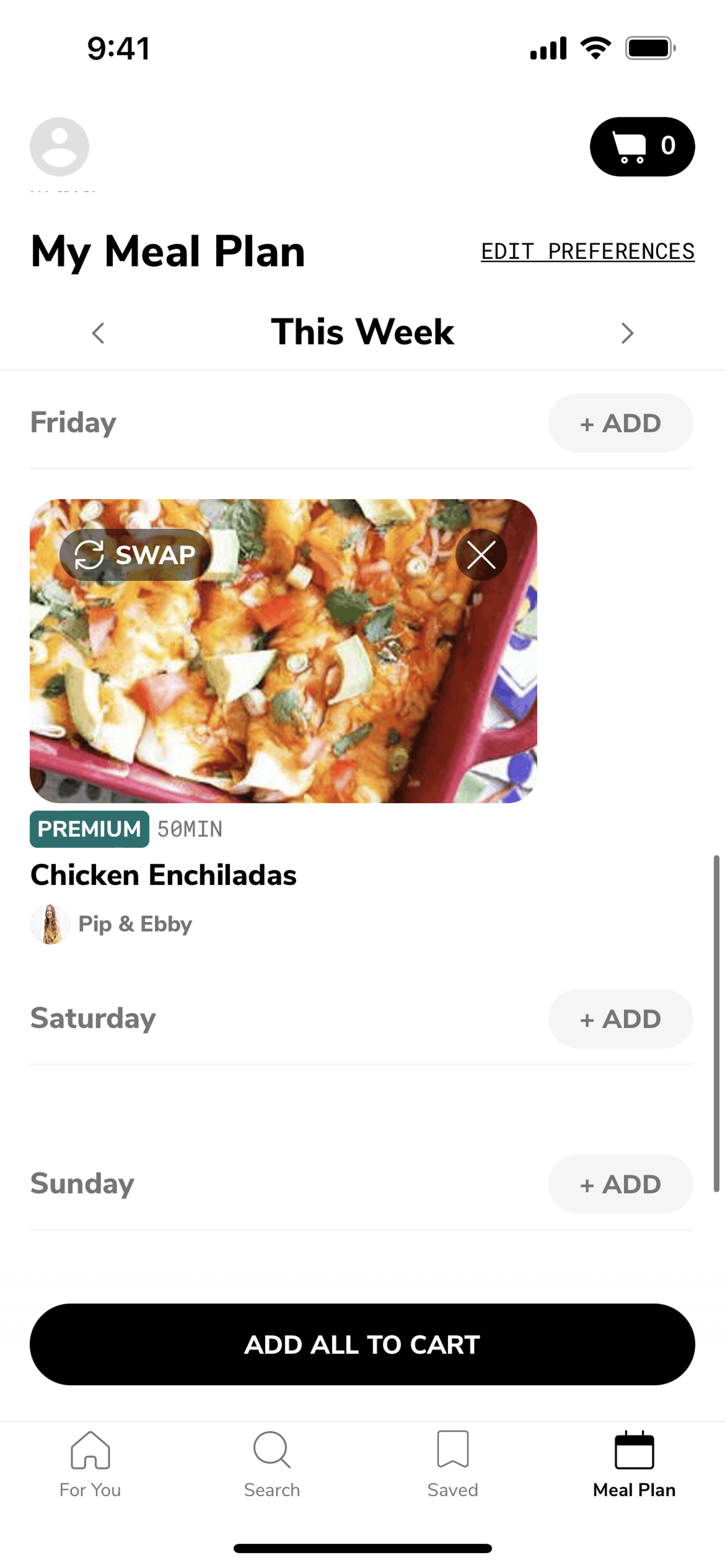 SideChef iOS Food & Drink interface screenshot 19