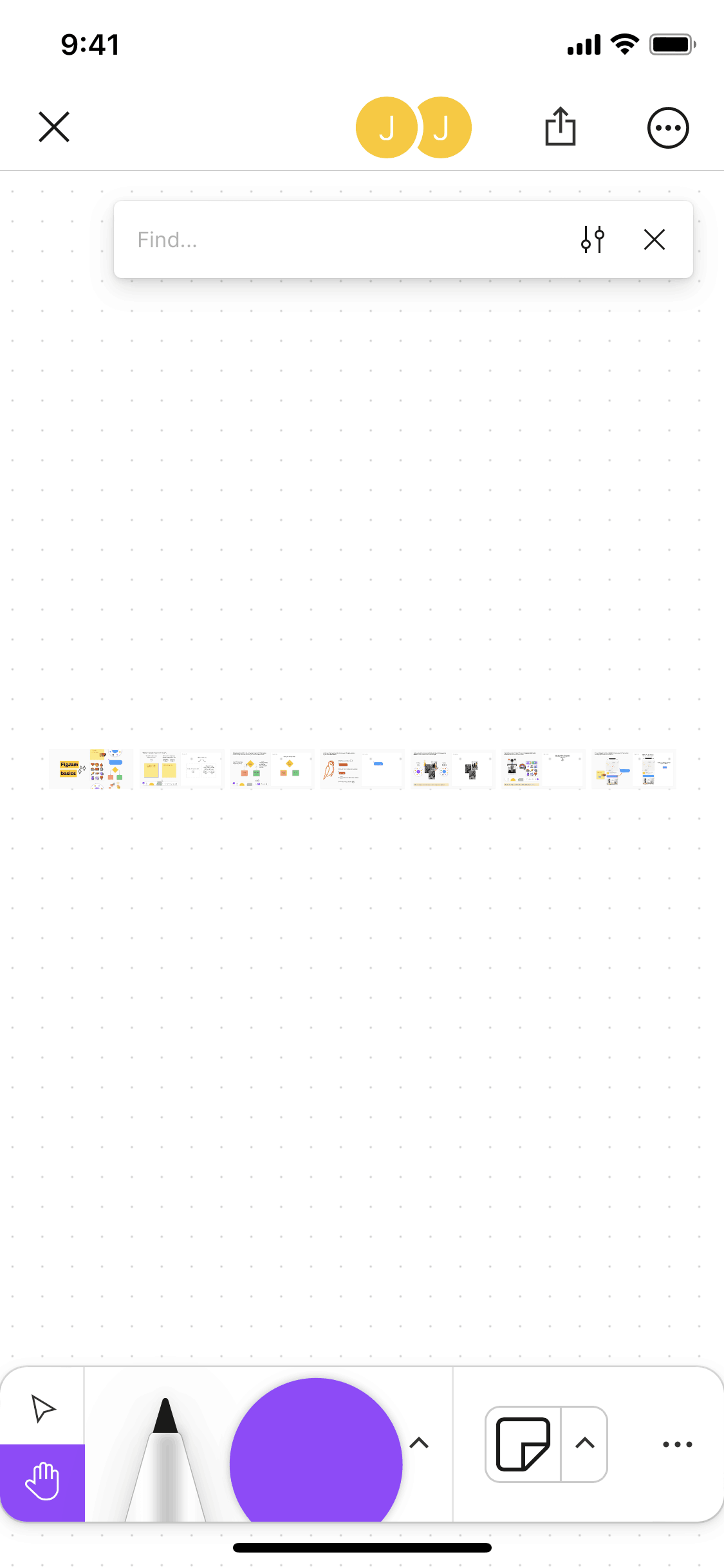 Figma iOS Collaboration interface screenshot 5