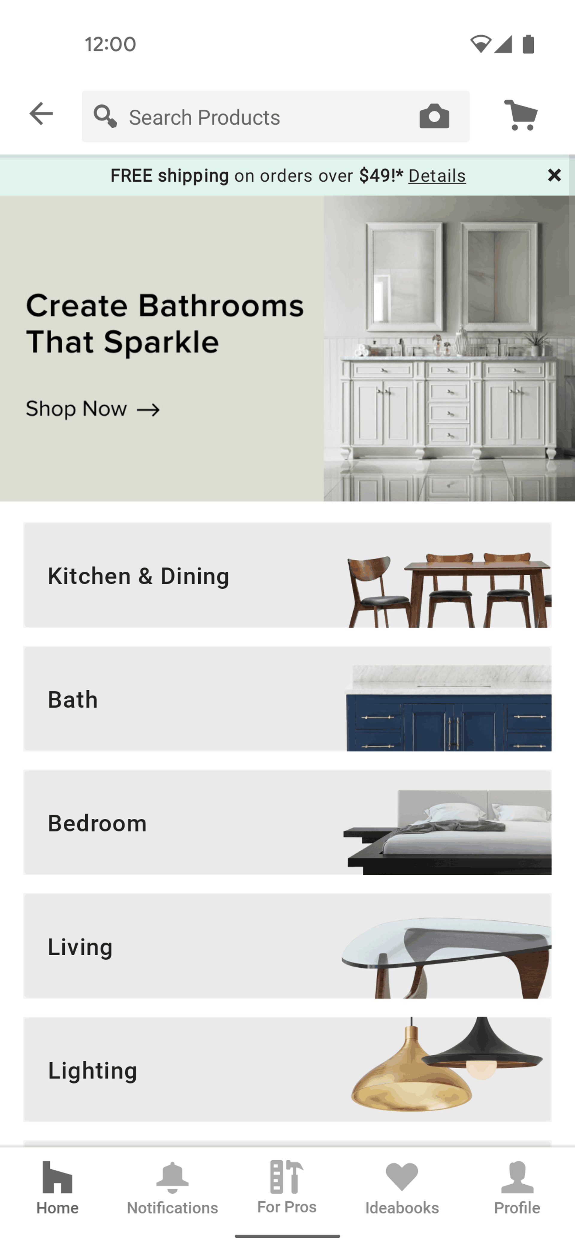 Houzz Android Lifestyle interface screenshot 23