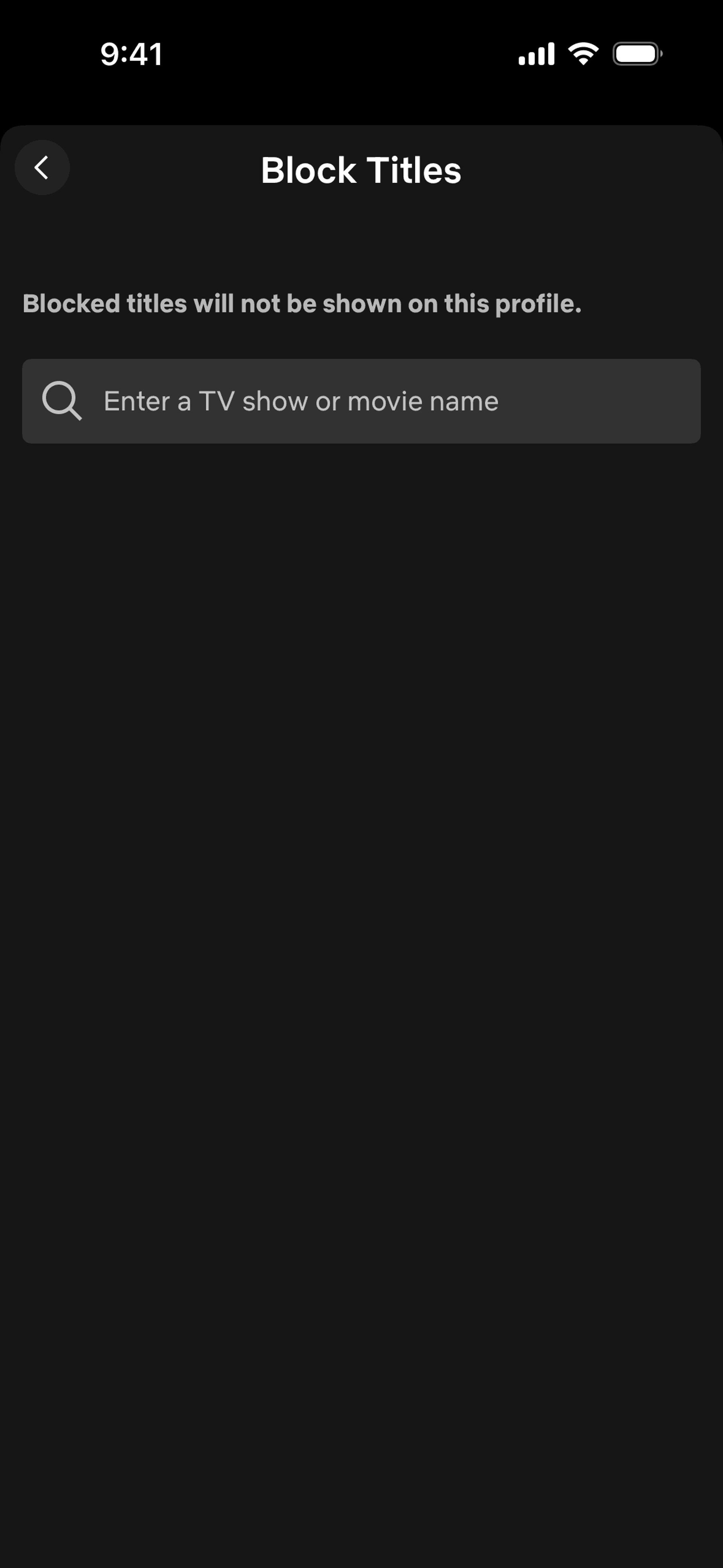 Netflix iOS Entertainment interface screenshot 18