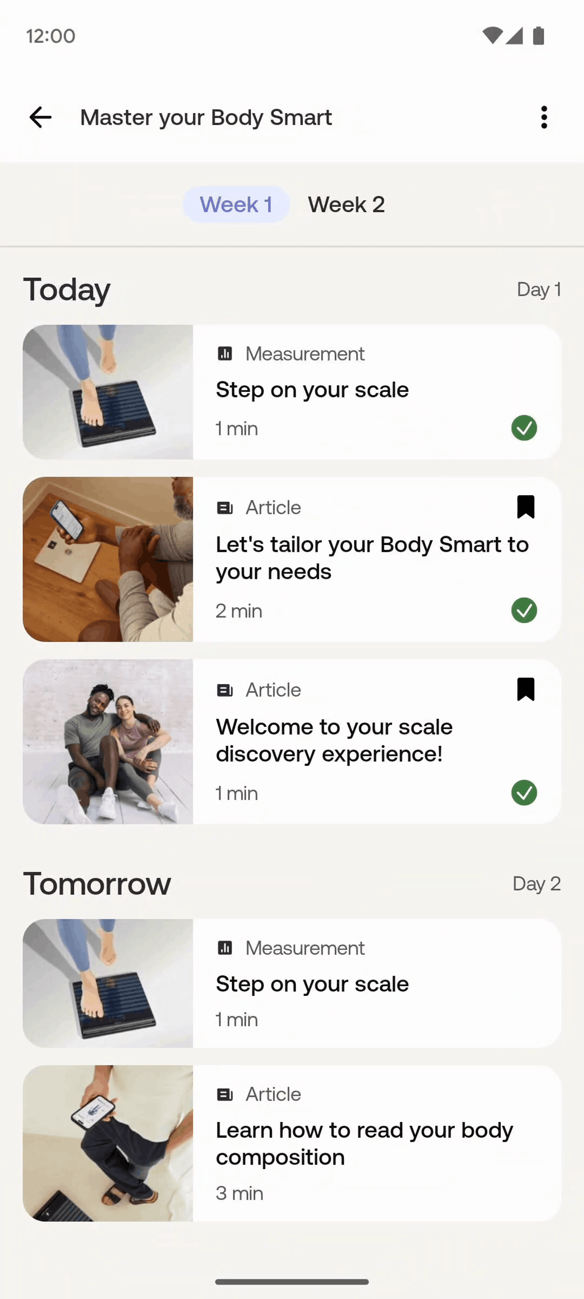 Withings Health Mate Android Health & Fitness interface screenshot 24