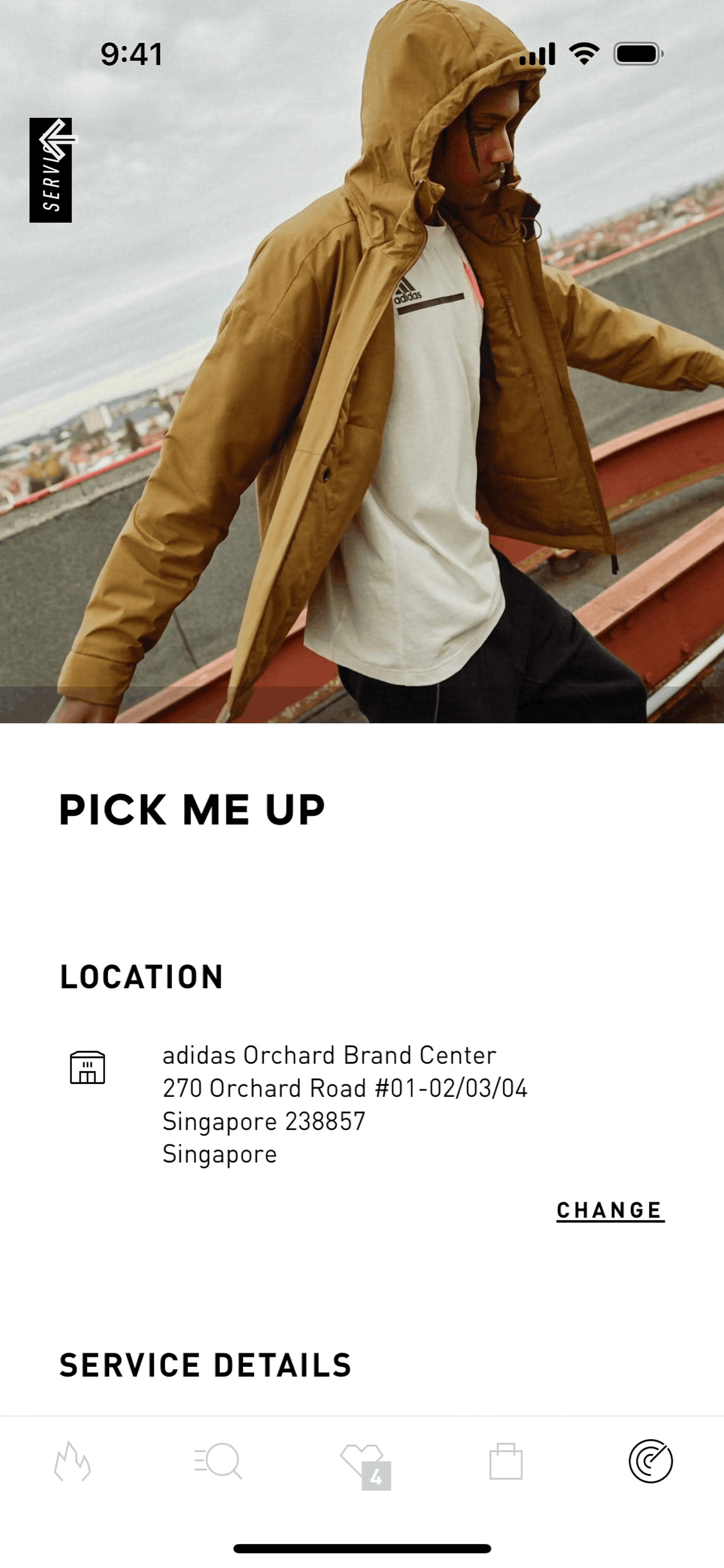 adidas iOS Shopping interface screenshot 7