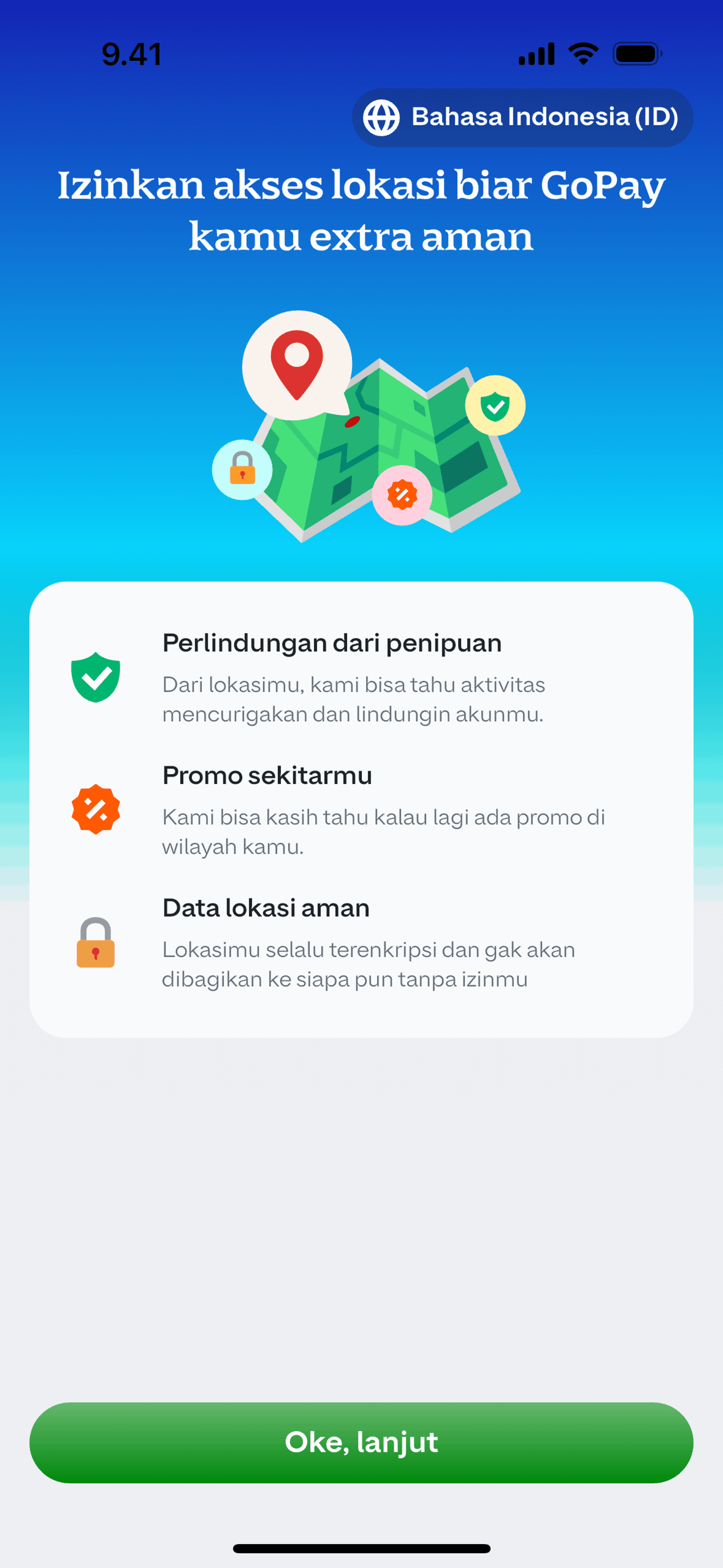 GoPay iOS Finance interface screenshot 3