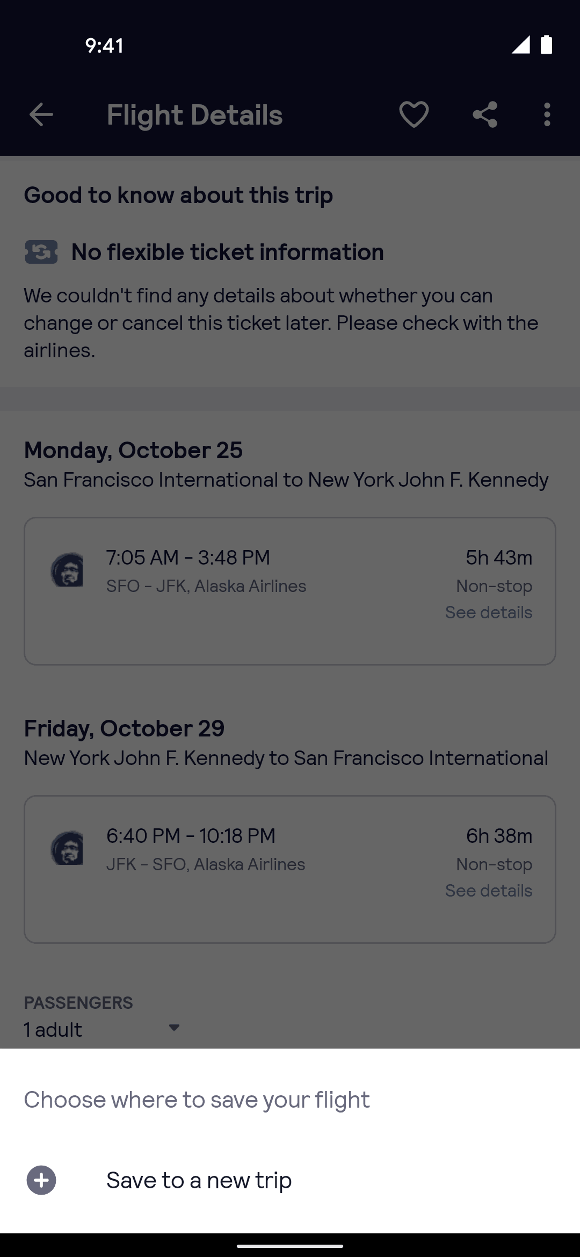 Skyscanner Android Travel & Transportation interface screenshot 17