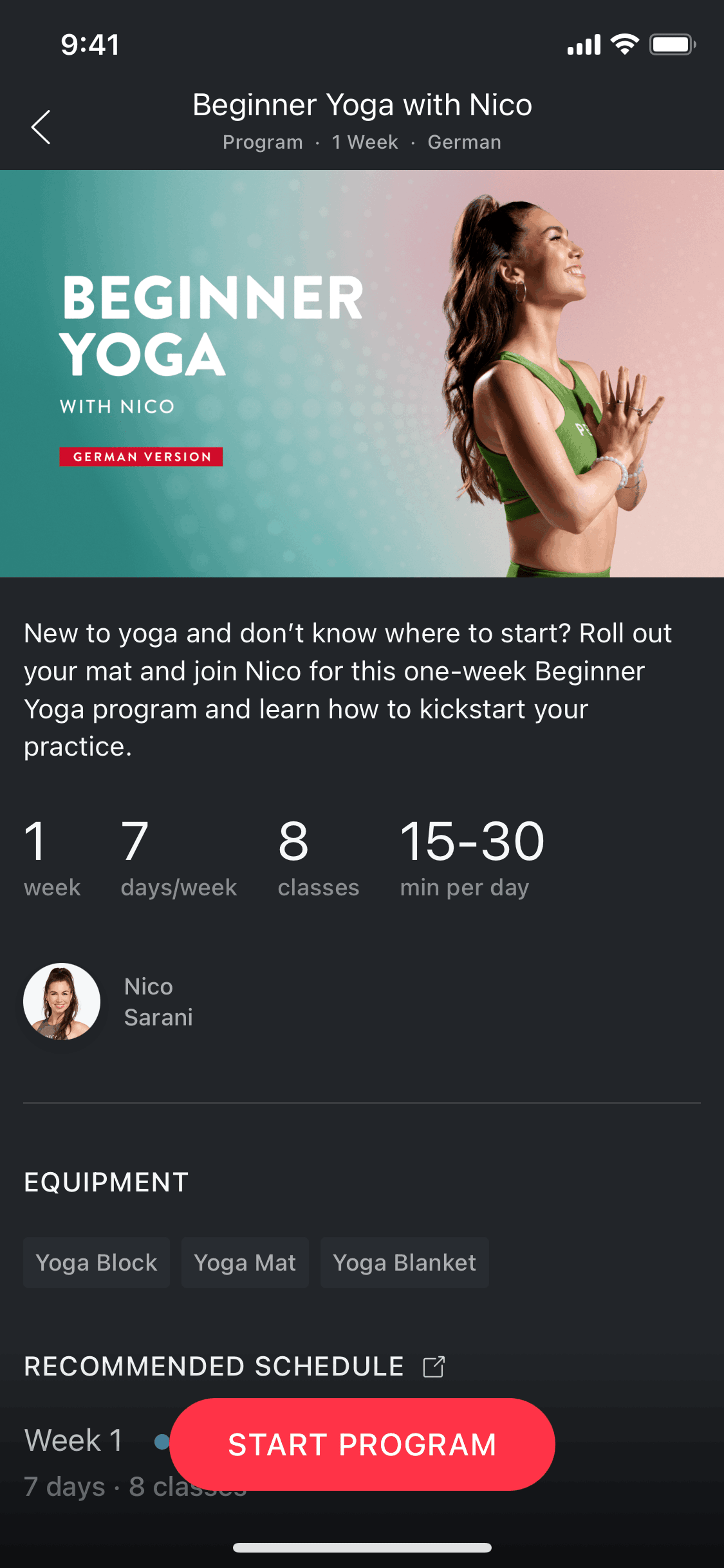 Peloton iOS Health & Fitness interface screenshot 14