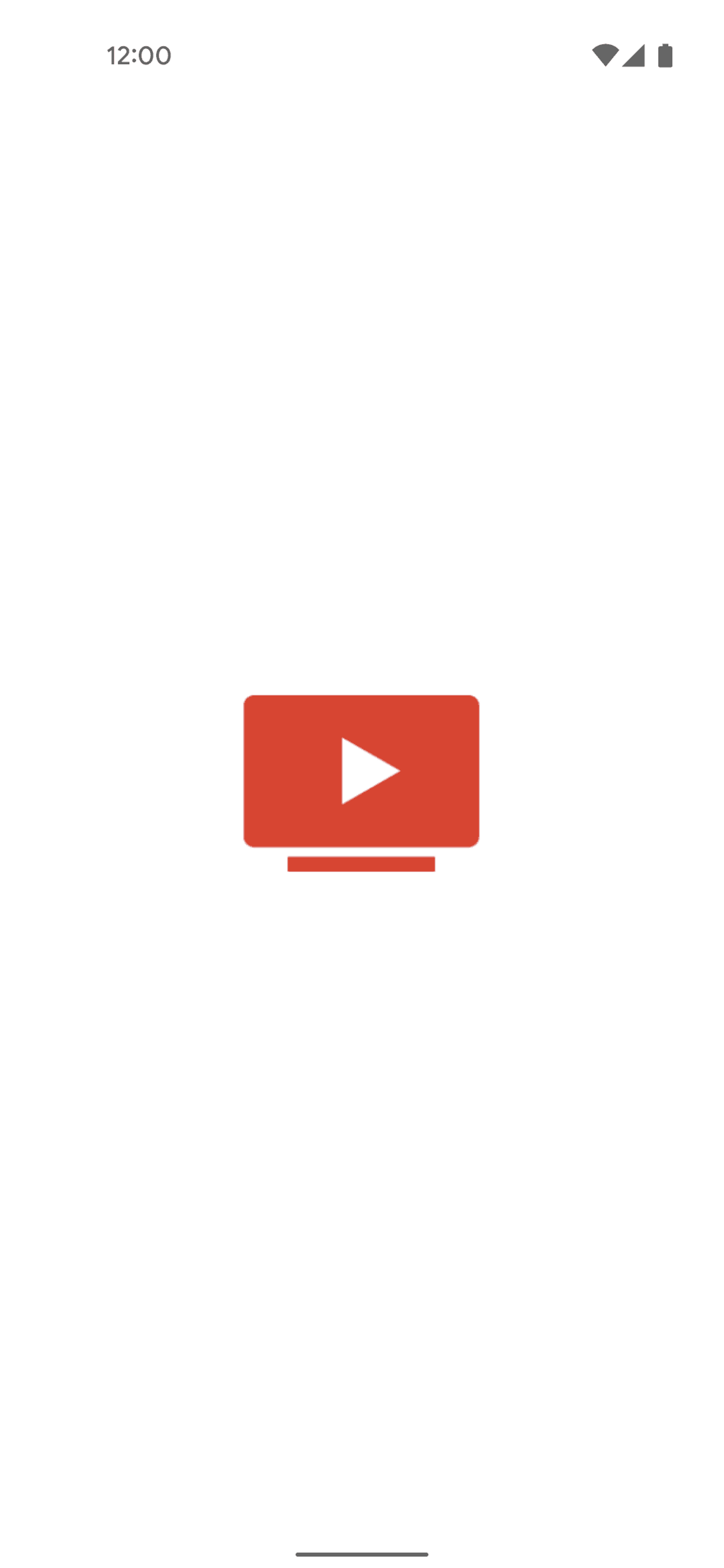 YouTube TV Android Entertainment interface screenshot 1