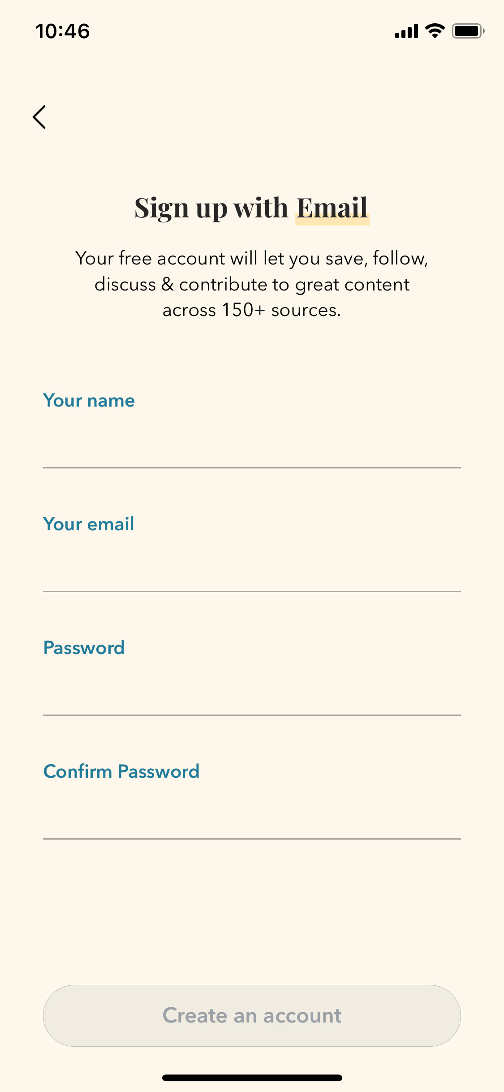 Gawq iOS News interface screenshot 4