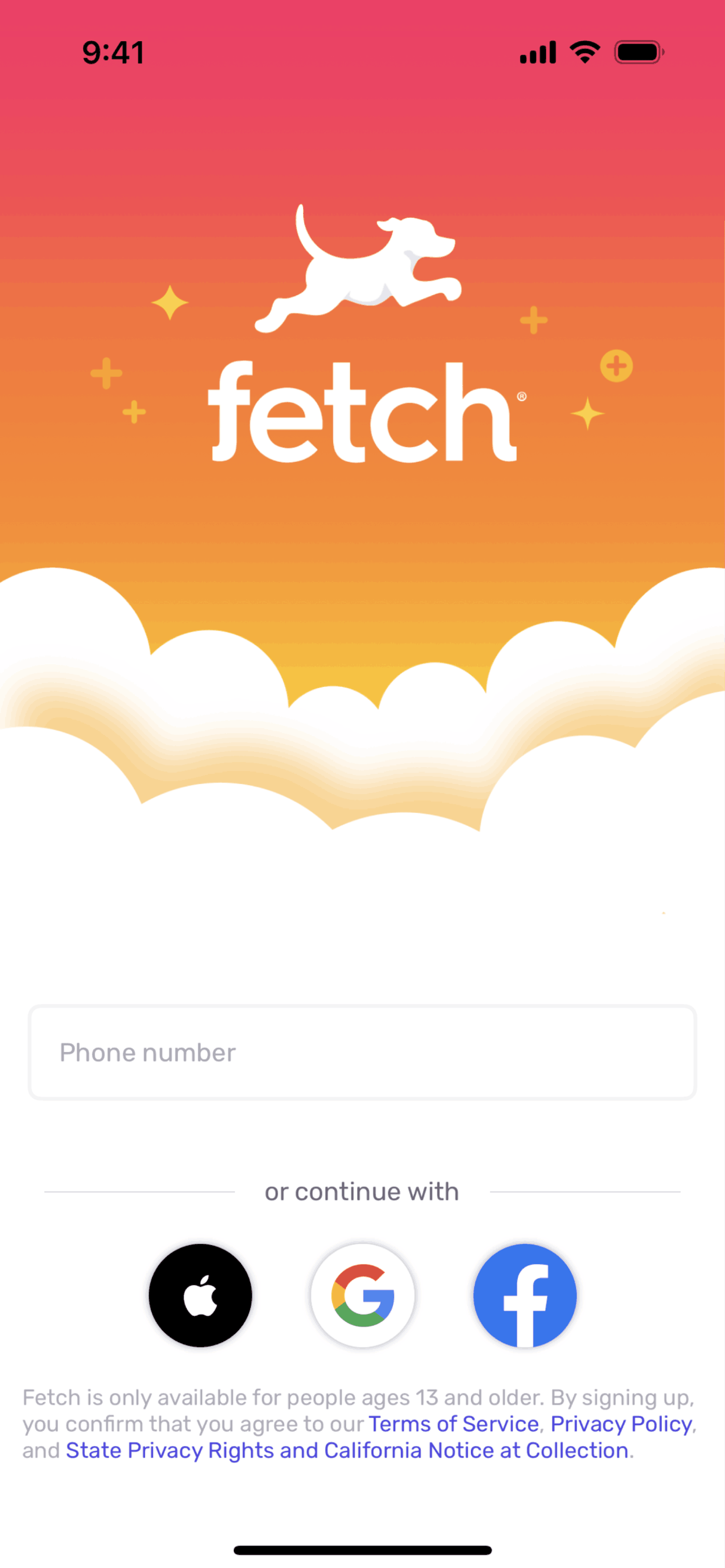 Fetch iOS Shopping interface screenshot 2