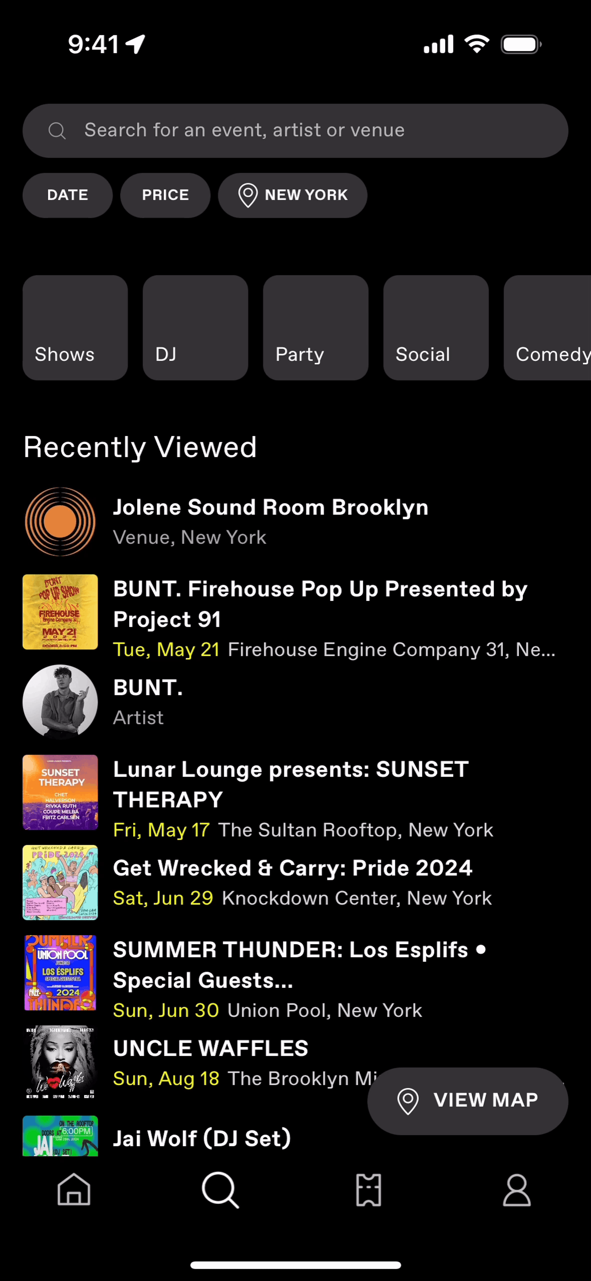 DICE iOS Entertainment interface screenshot 23
