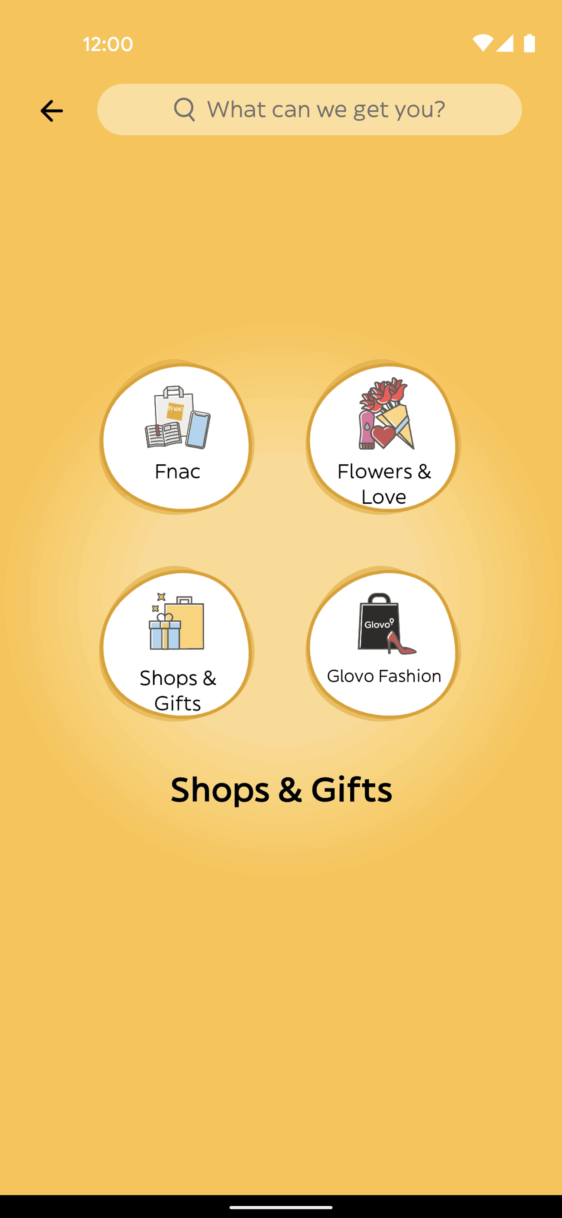 Glovo Android Lifestyle interface screenshot 6