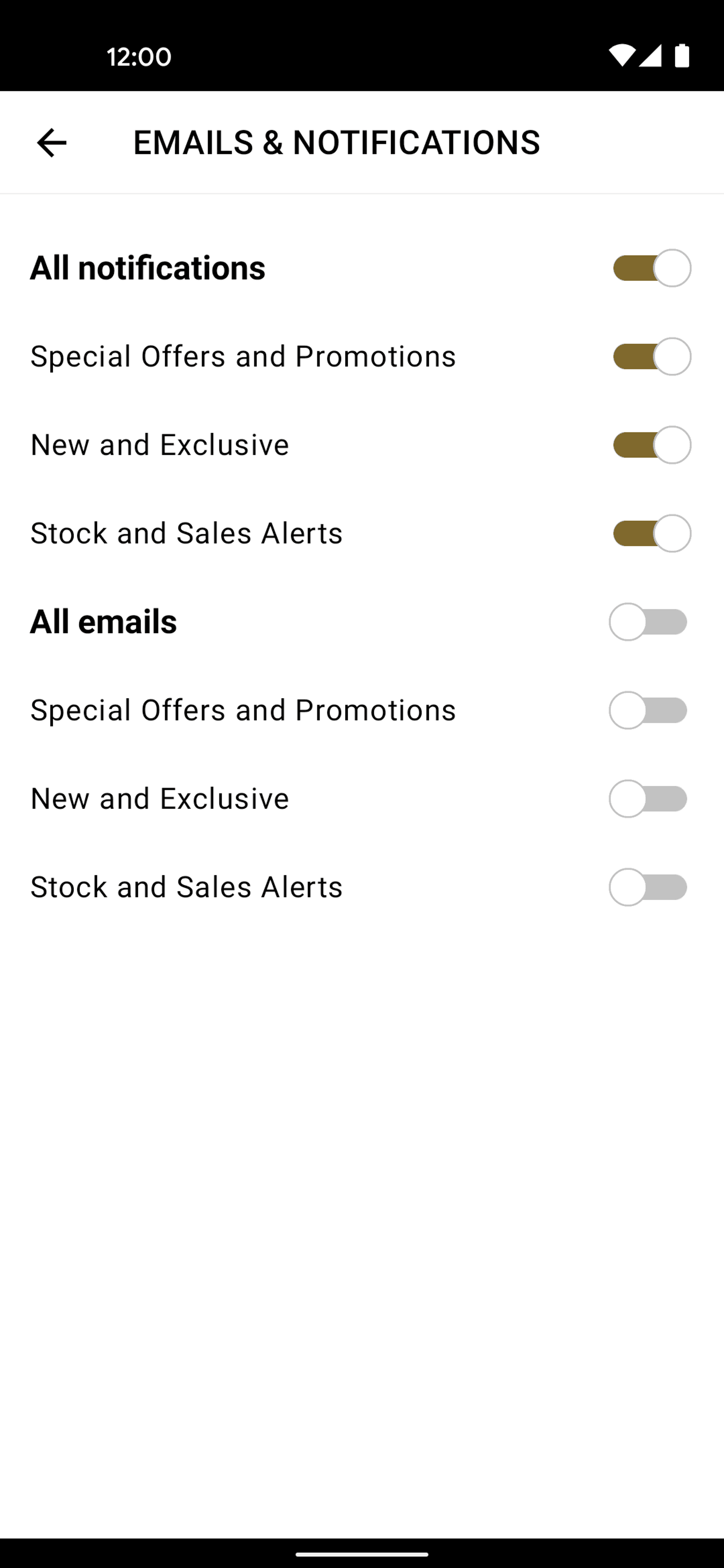 Lyst Android Shopping interface screenshot 5
