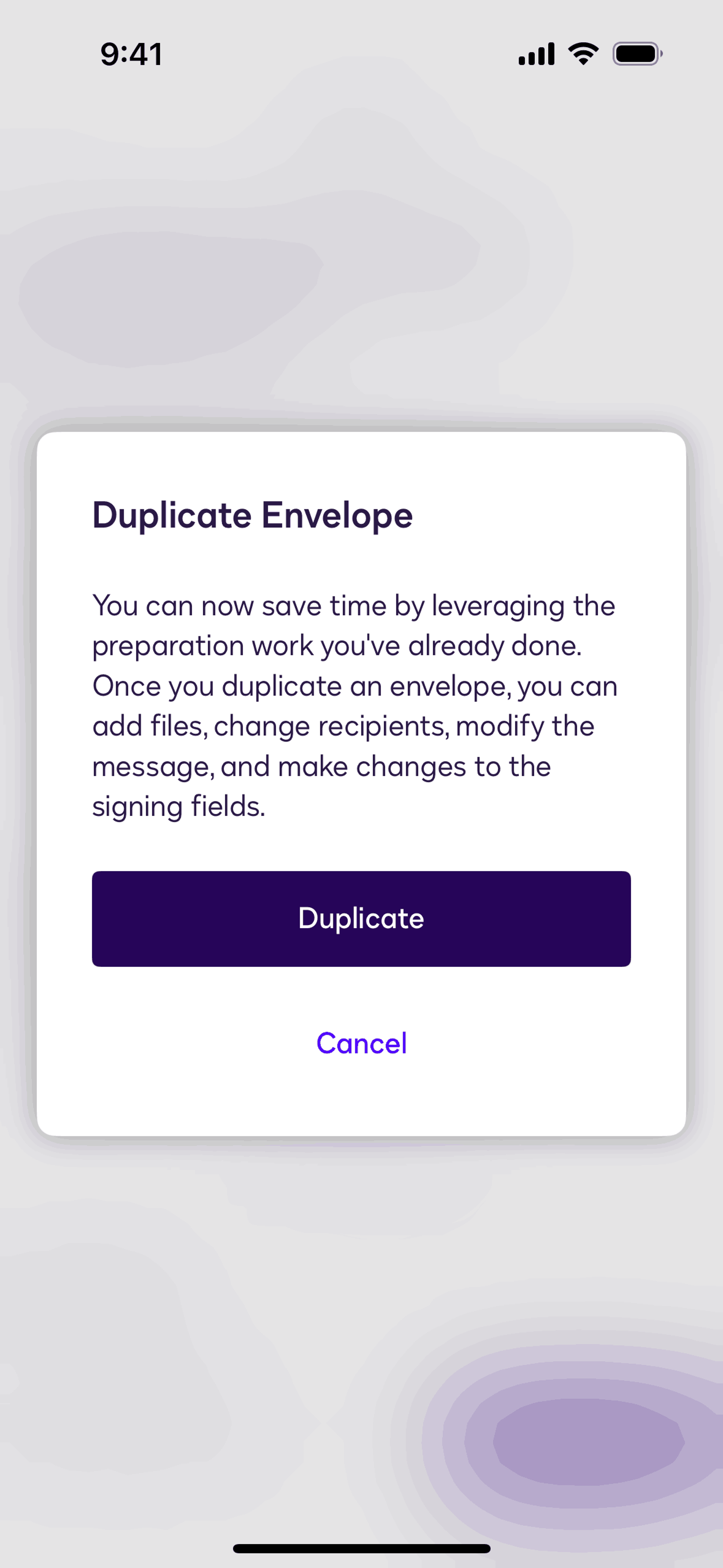 Docusign iOS Productivity interface screenshot 20