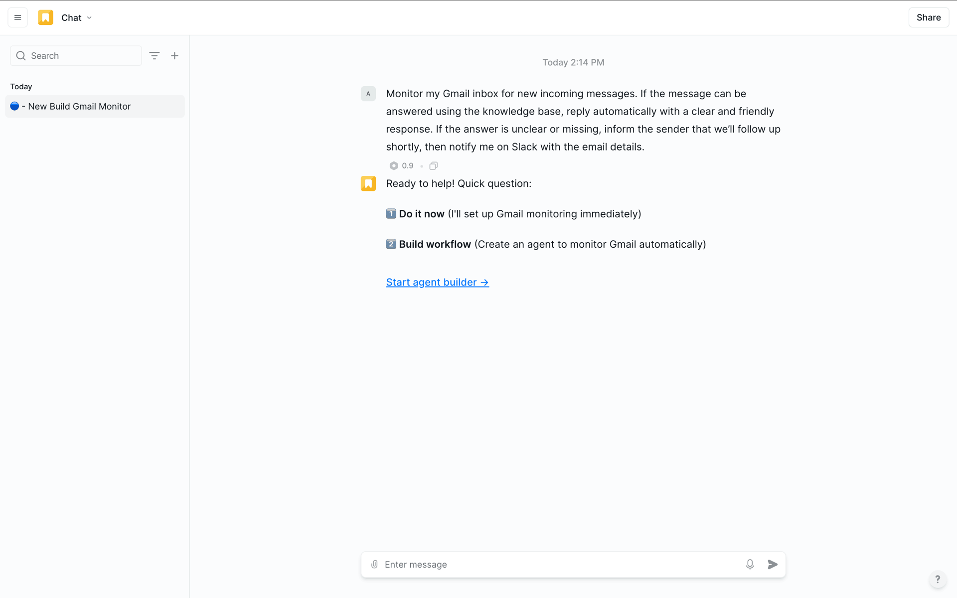 Lindy Web AI interface screenshot 16