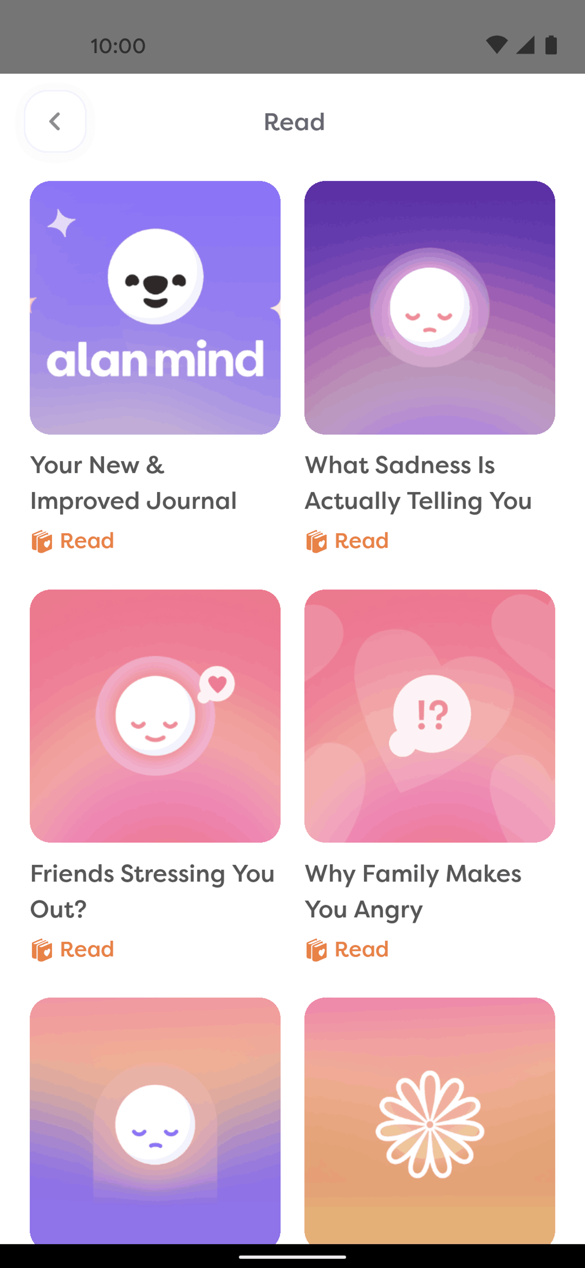 Alan Mind Android Health & Fitness interface screenshot 14