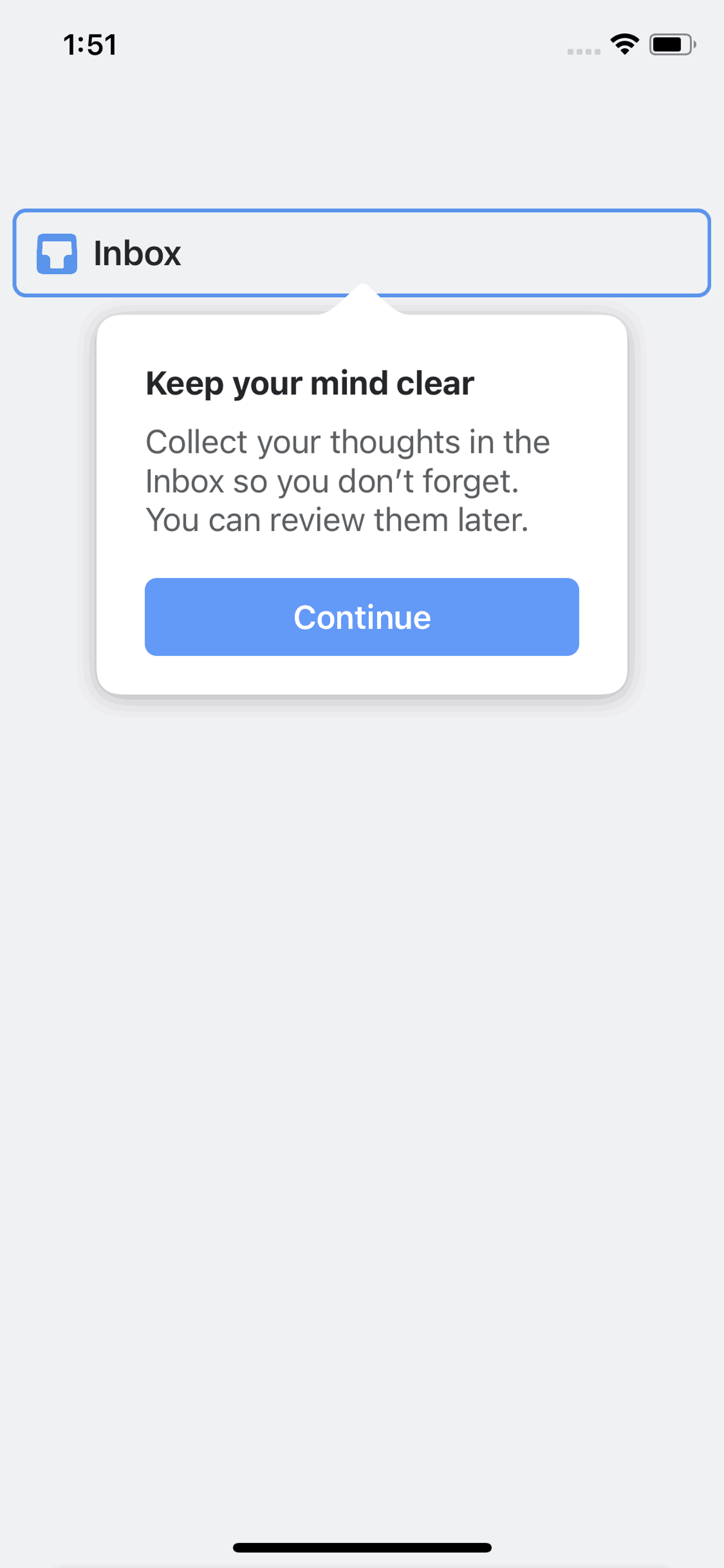 Things 3 iOS Productivity interface screenshot 2