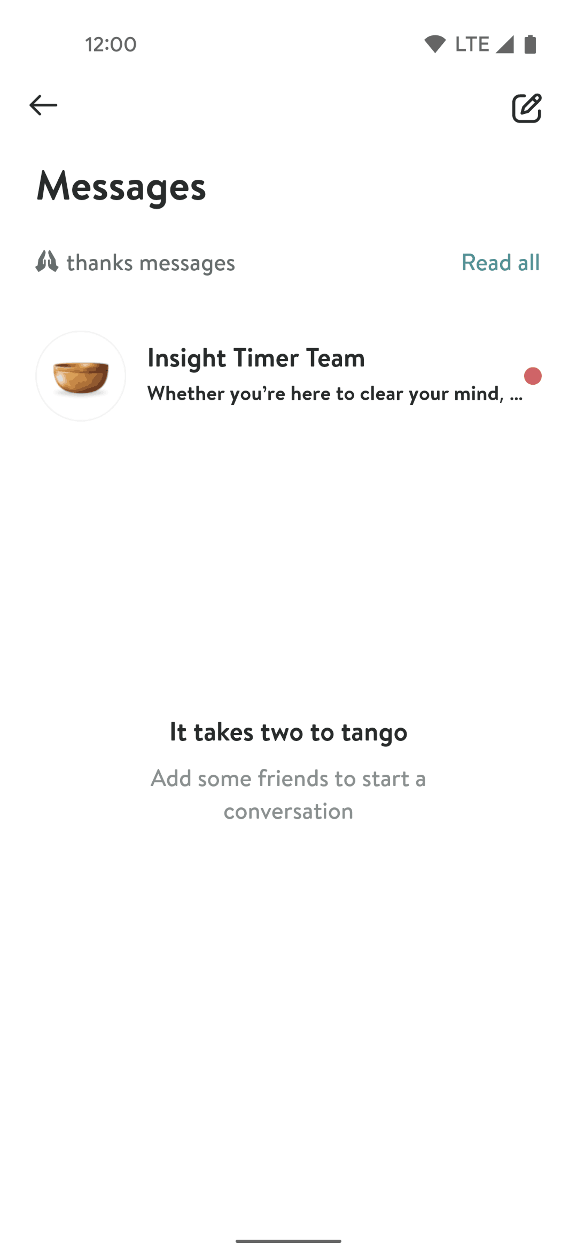 Insight Timer Android Health & Fitness interface screenshot 7
