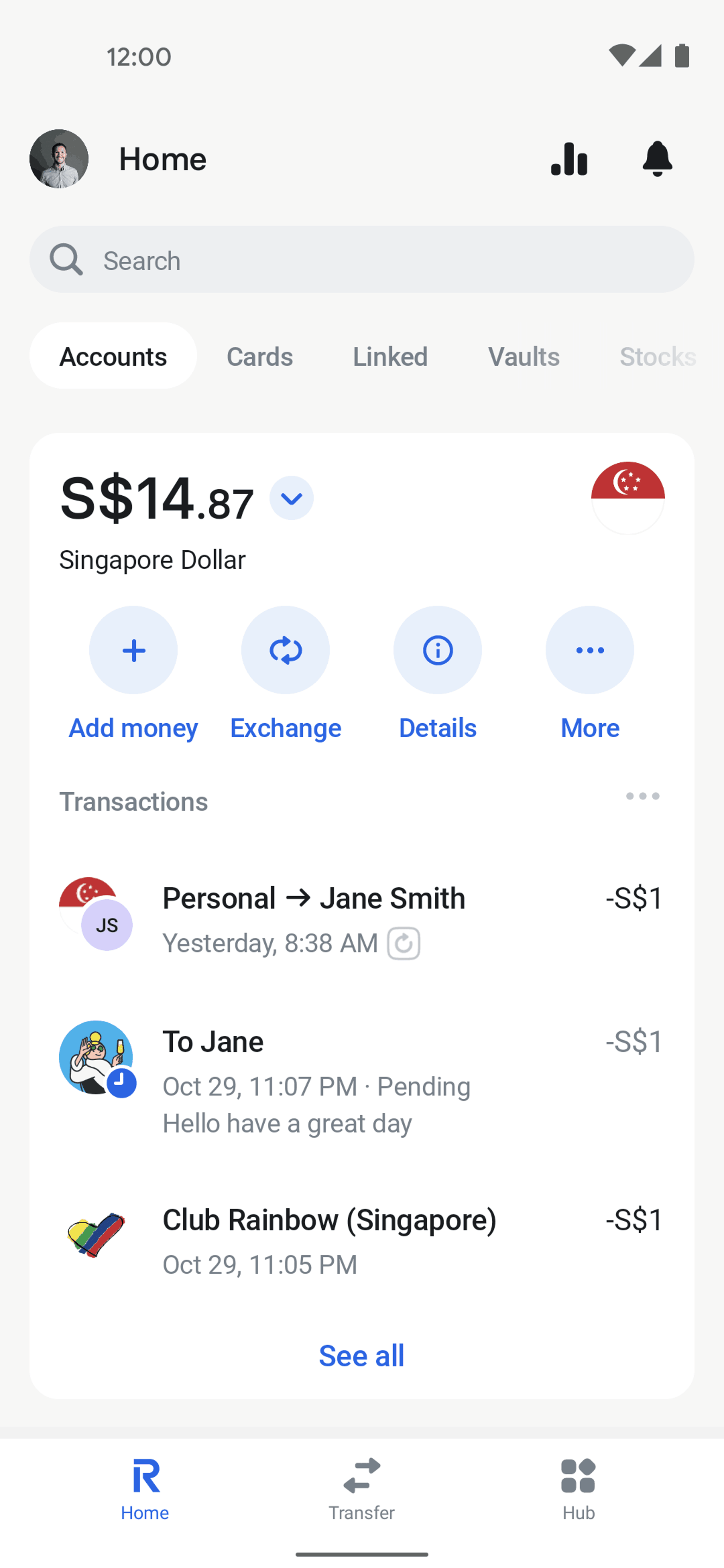 Revolut Android Finance interface screenshot 3