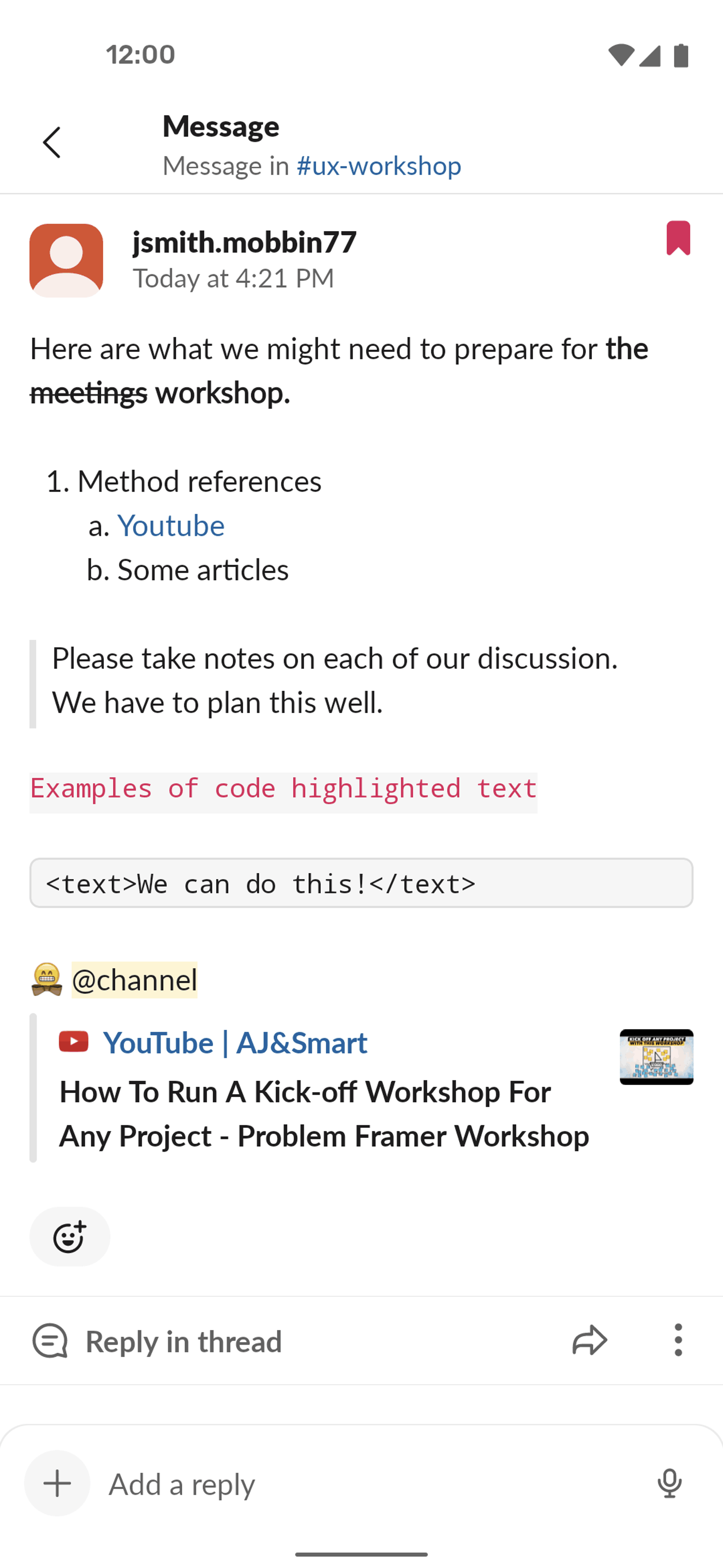 Slack Android Business interface screenshot 19