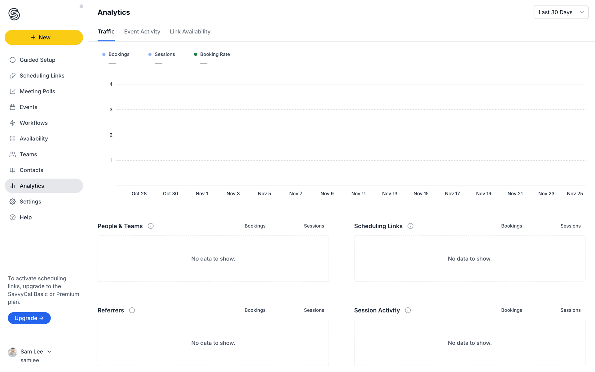 SavvyCal Web Collaboration interface screenshot 18