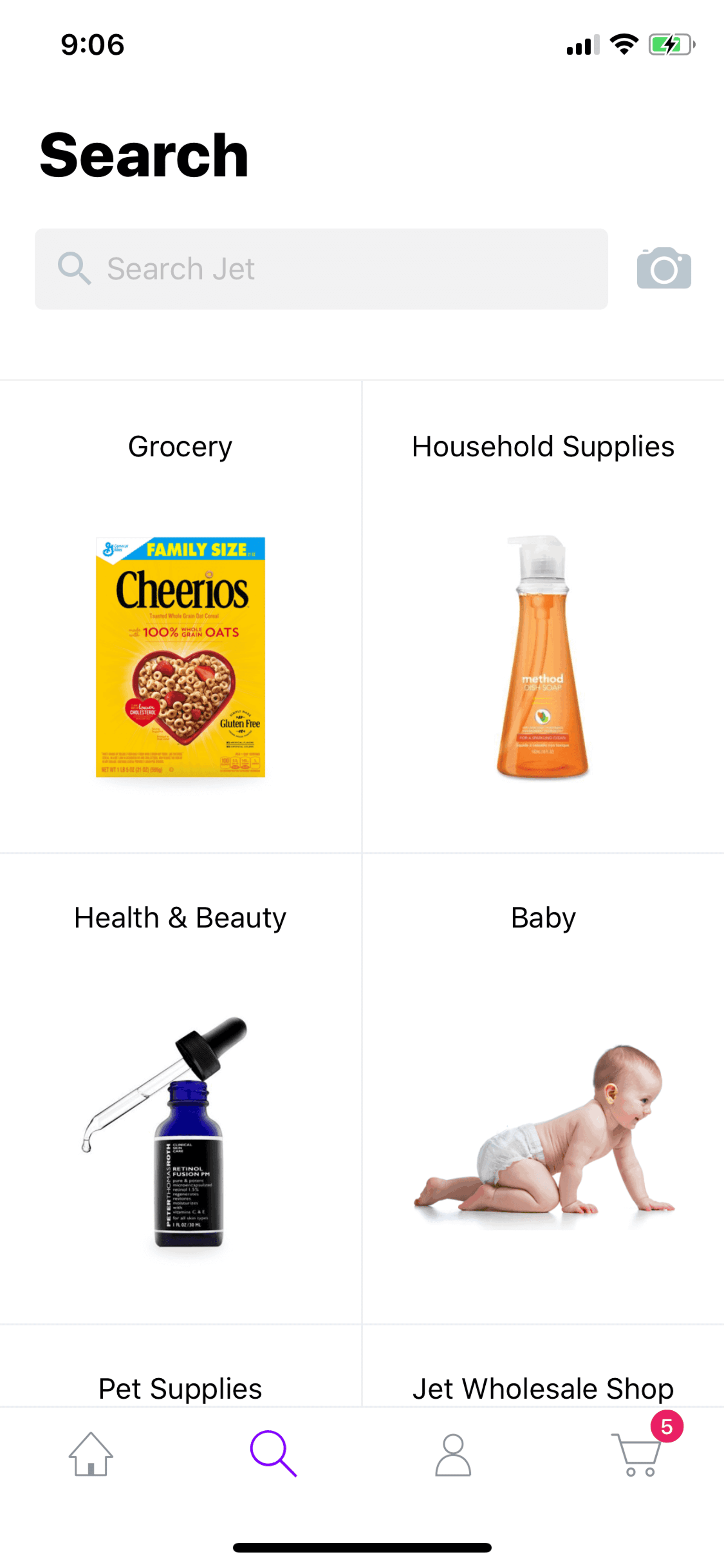 Jet iOS Shopping interface screenshot 22