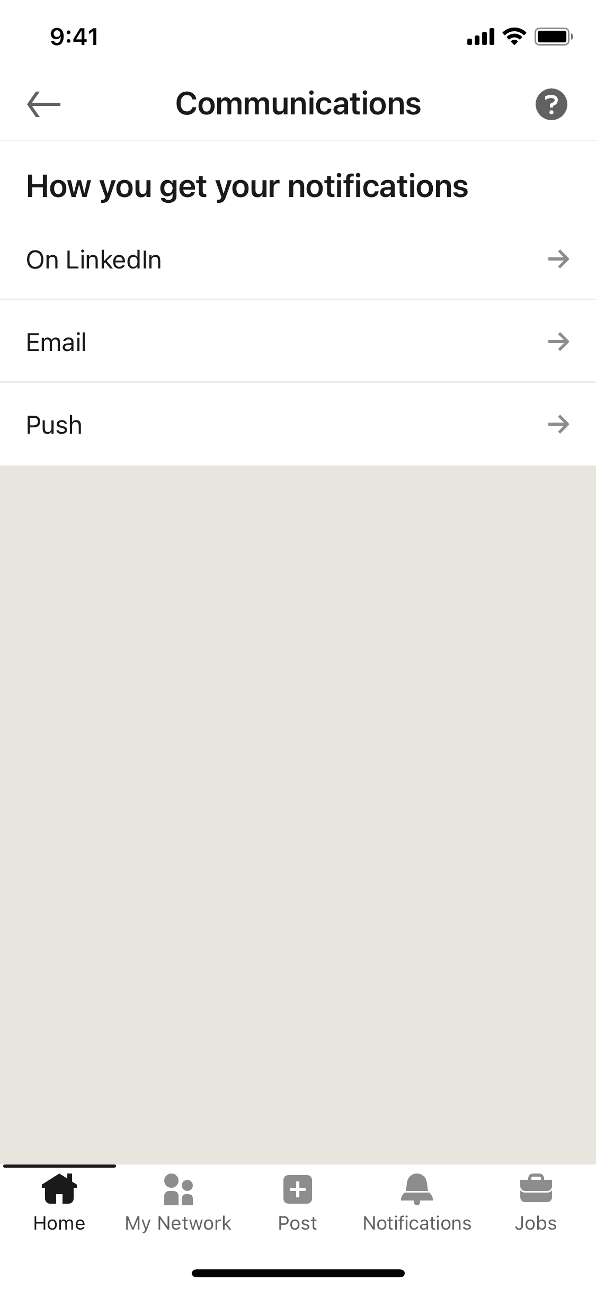 LinkedIn iOS Business interface screenshot 11