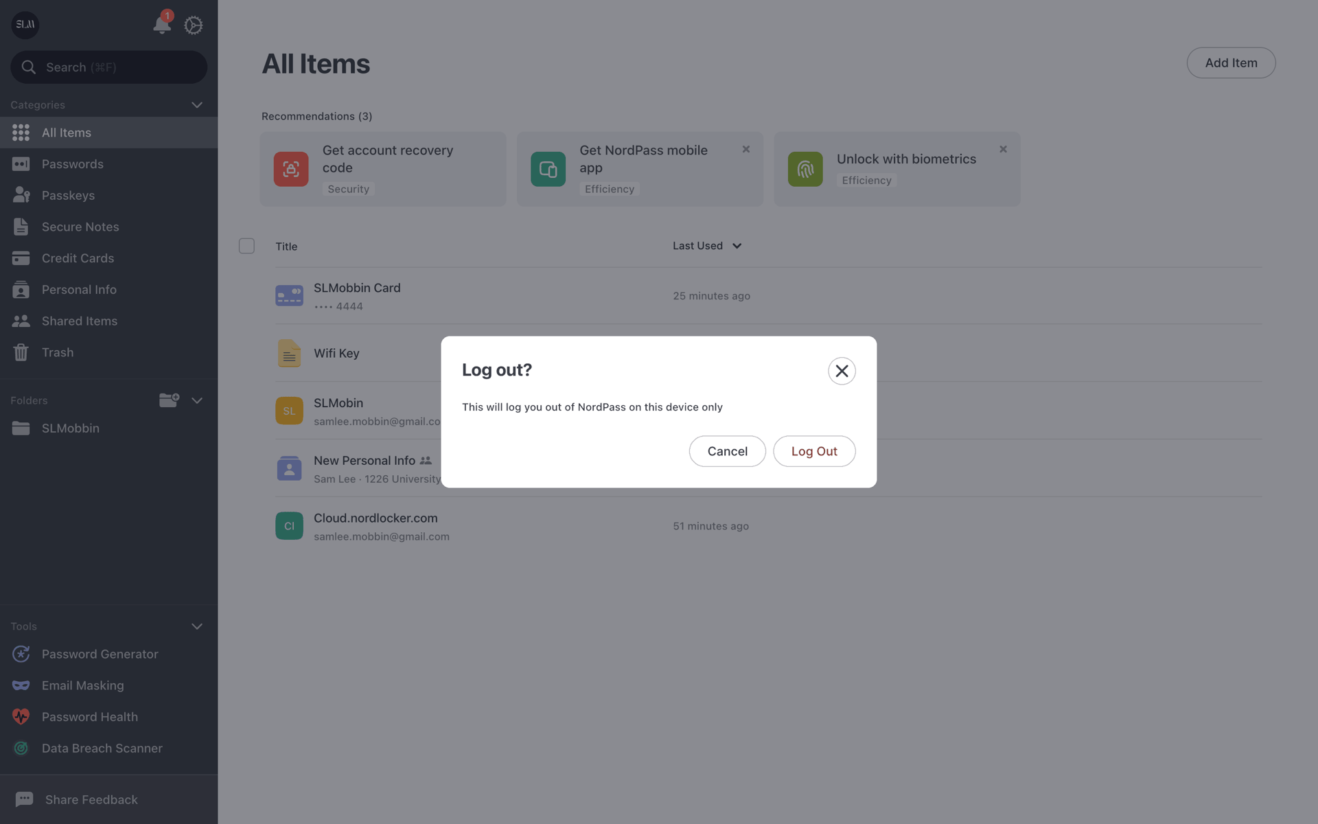 NordVPN Web Developer Tools interface screenshot 24