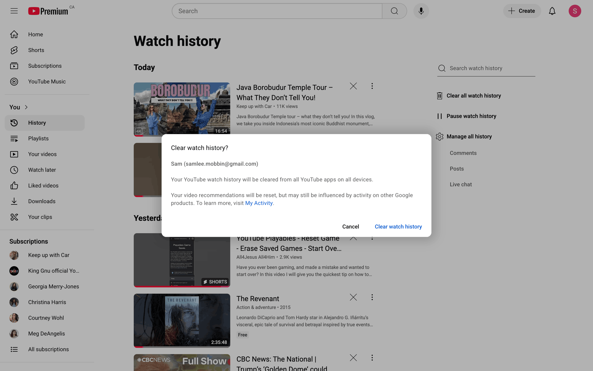 YouTube Web Photo & Video interface screenshot 15