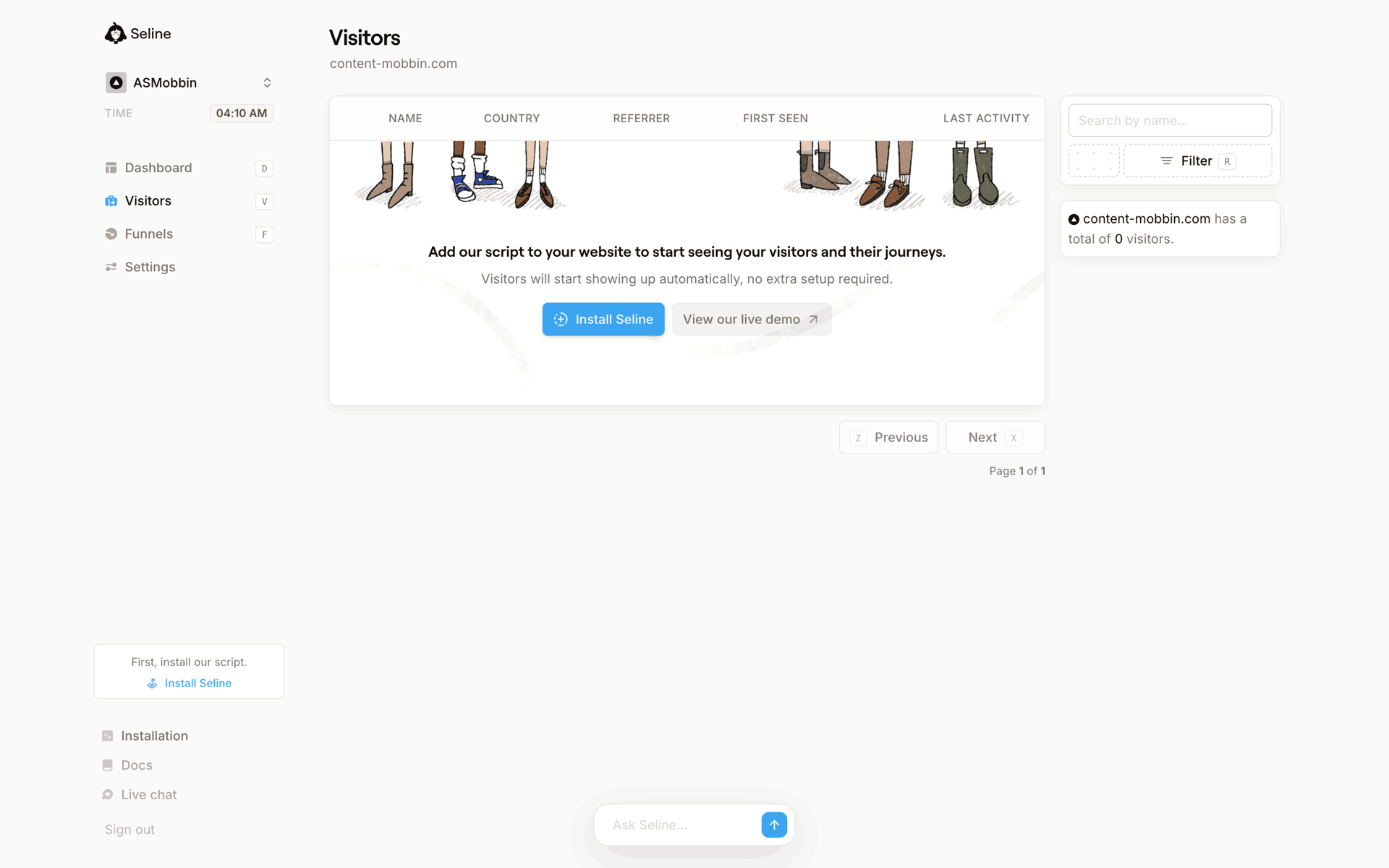 Seline Web Developer Tools interface screenshot 9