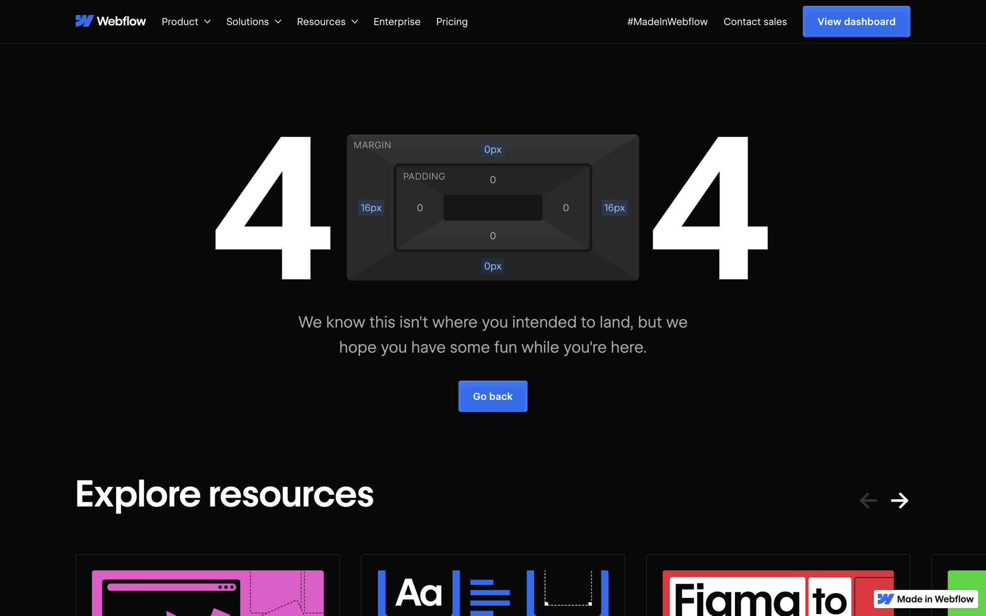 Webflow Web Productivity interface screenshot 4