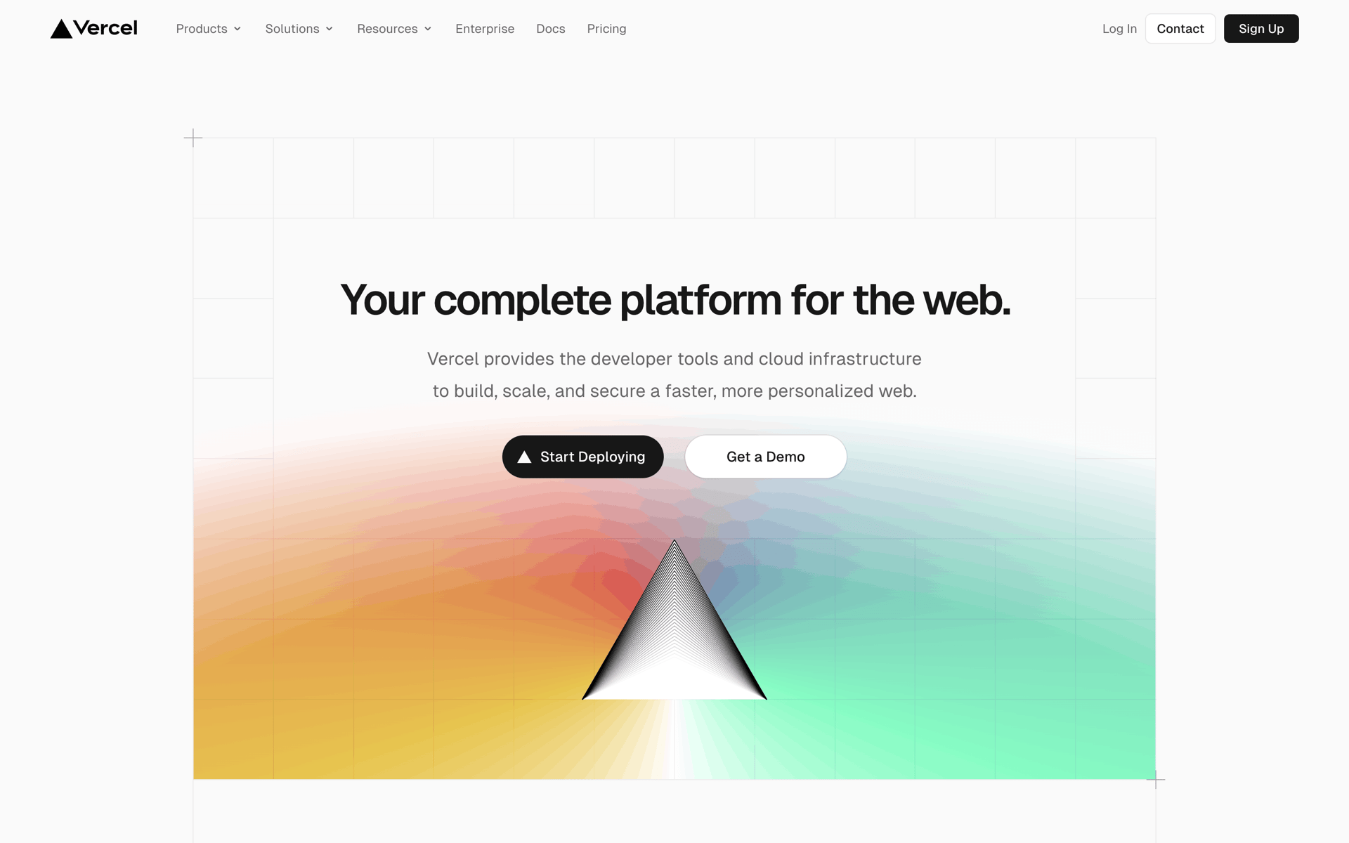 Vercel Web Developer Tools interface screenshot 1
