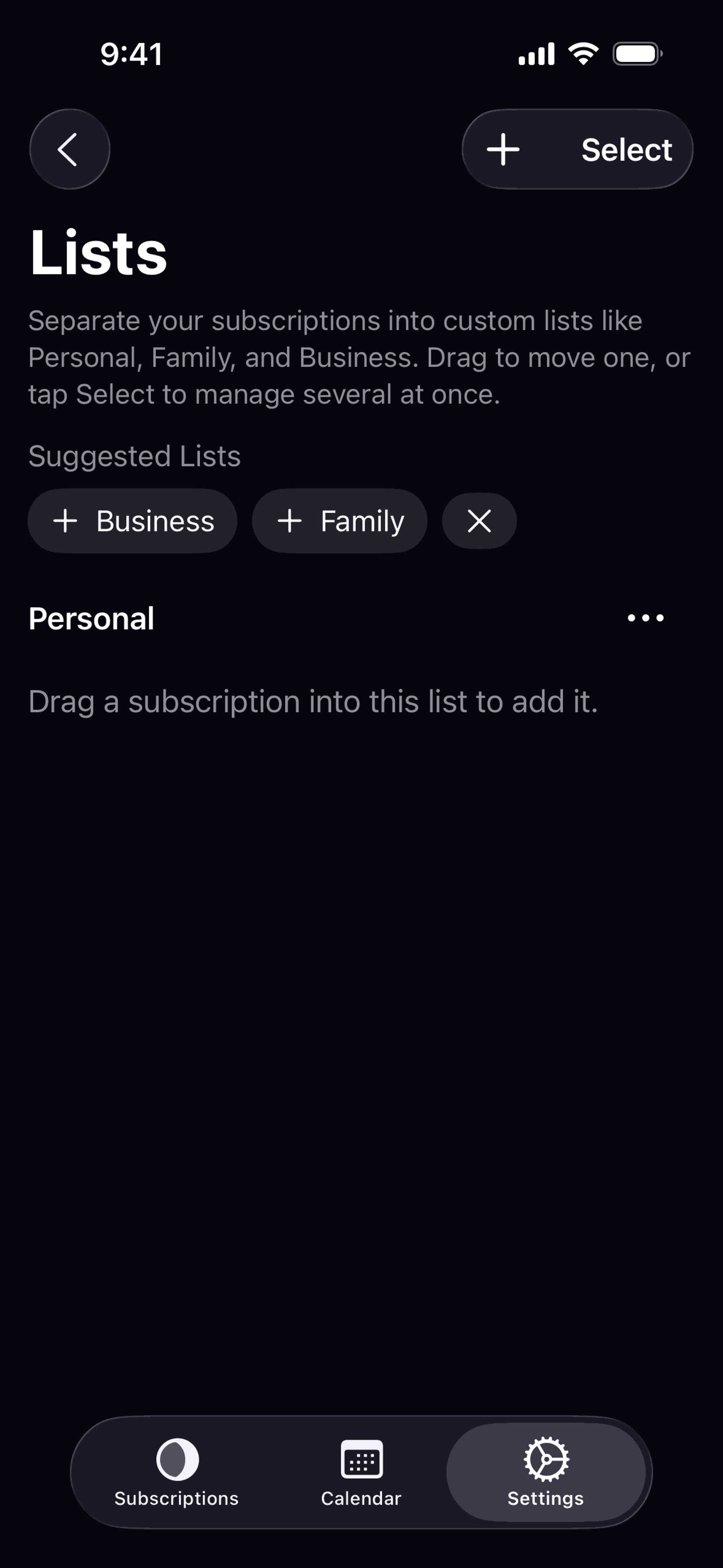 Orbit iOS Finance interface screenshot 10