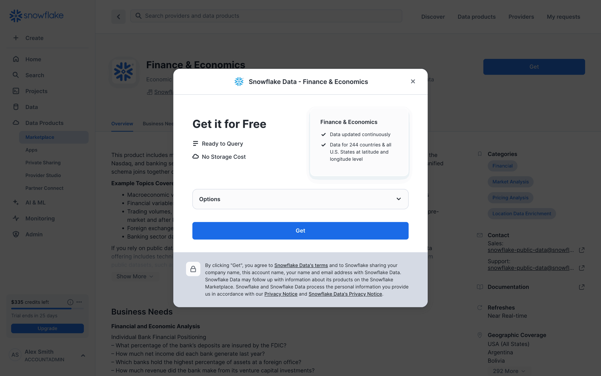 Snowflake Web Developer Tools interface screenshot 18