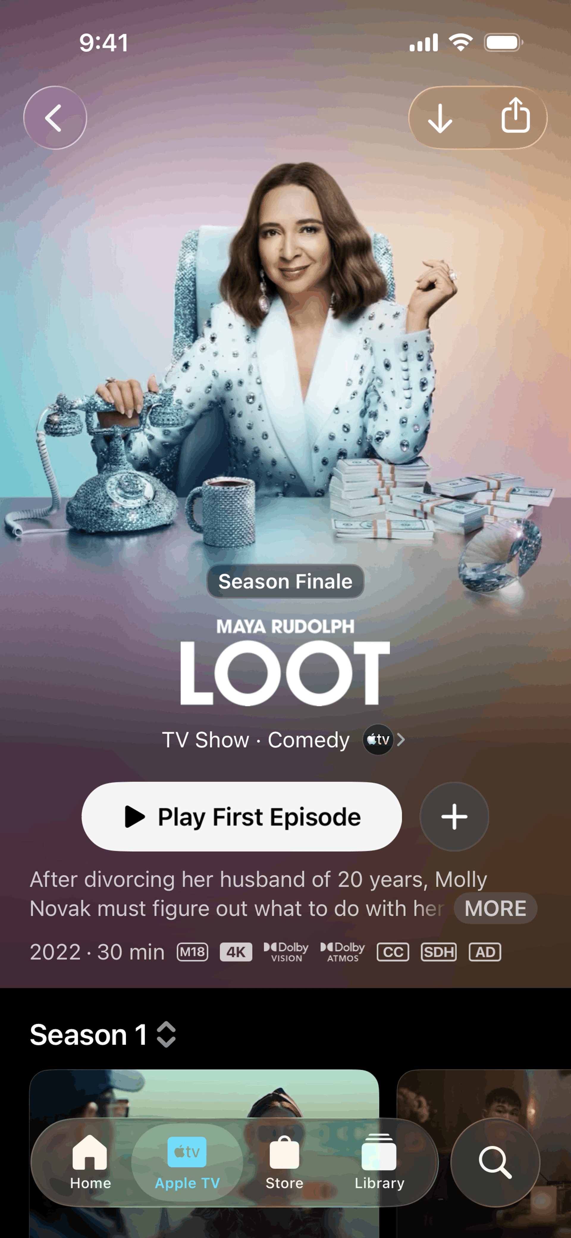 Apple TV iOS Entertainment interface screenshot 24